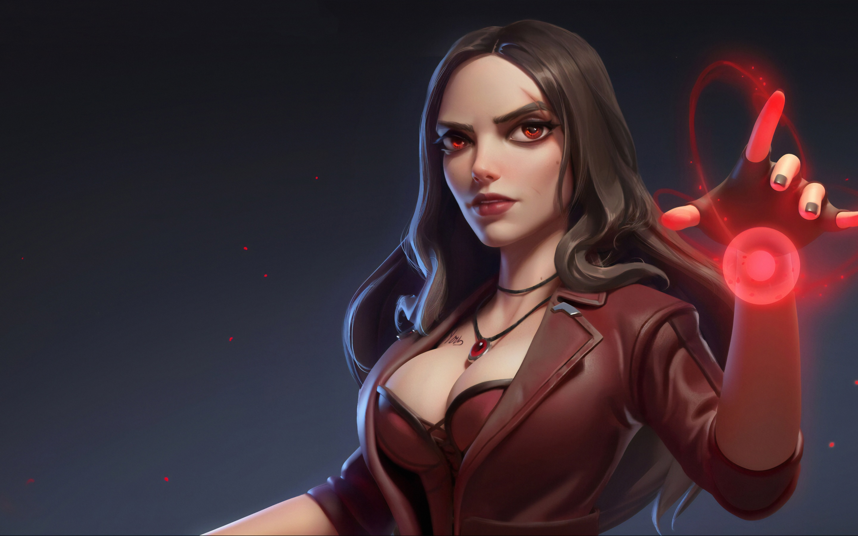 Scarlet Witch 4K Art Wallpapers