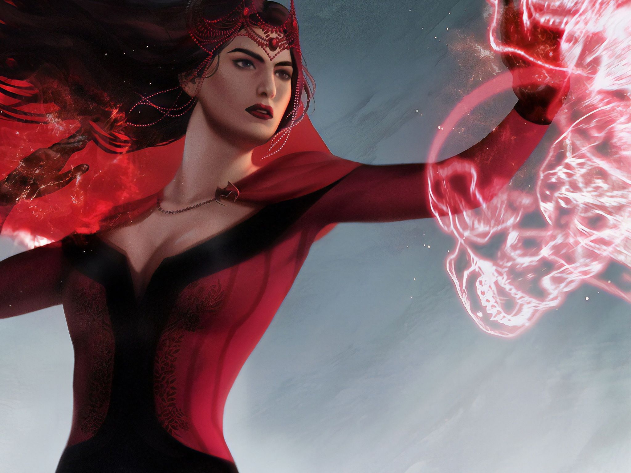 Scarlet Witch 4K Art Wallpapers