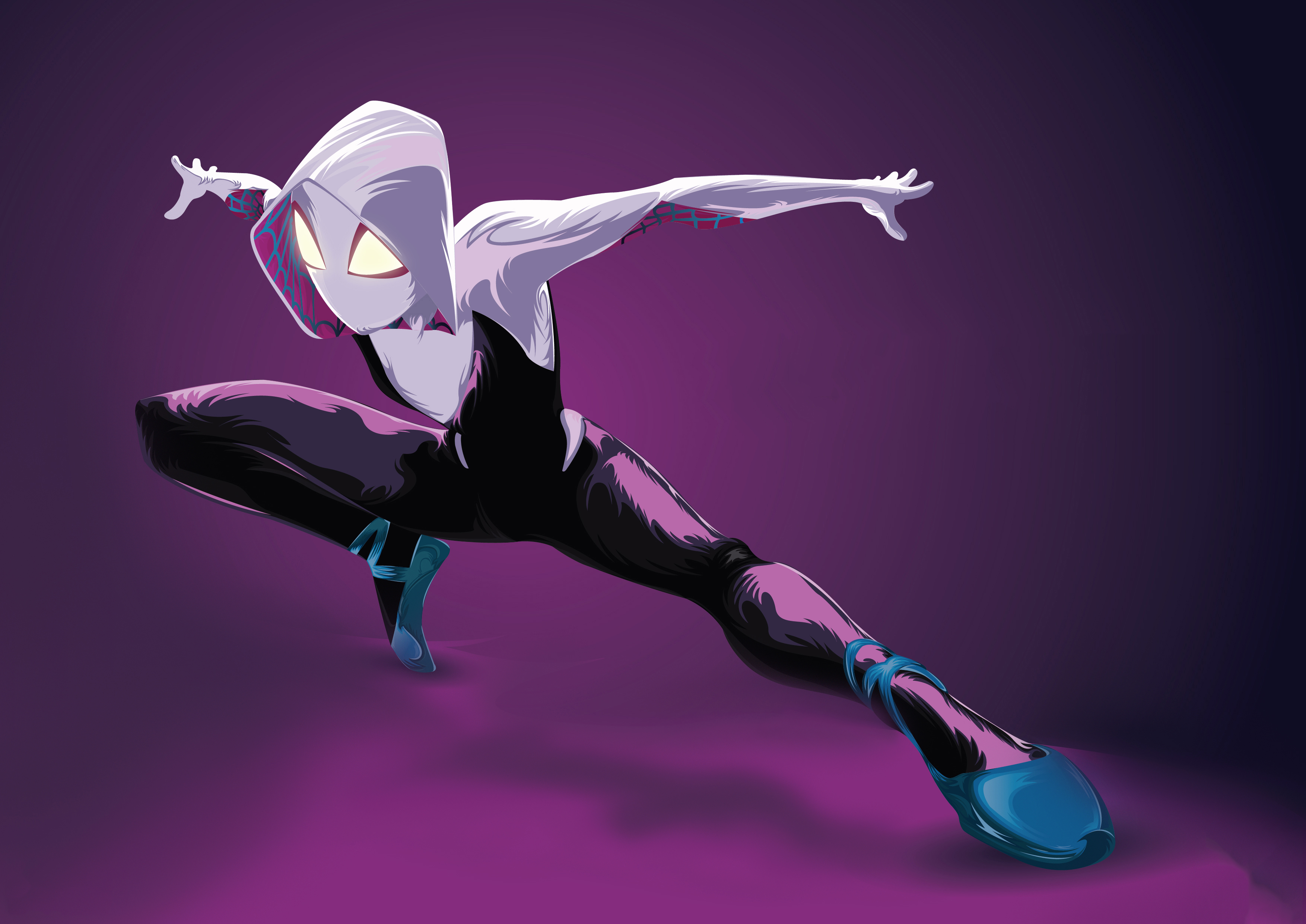 Spider Gwen Artwork 4K 2020 Wallpapers