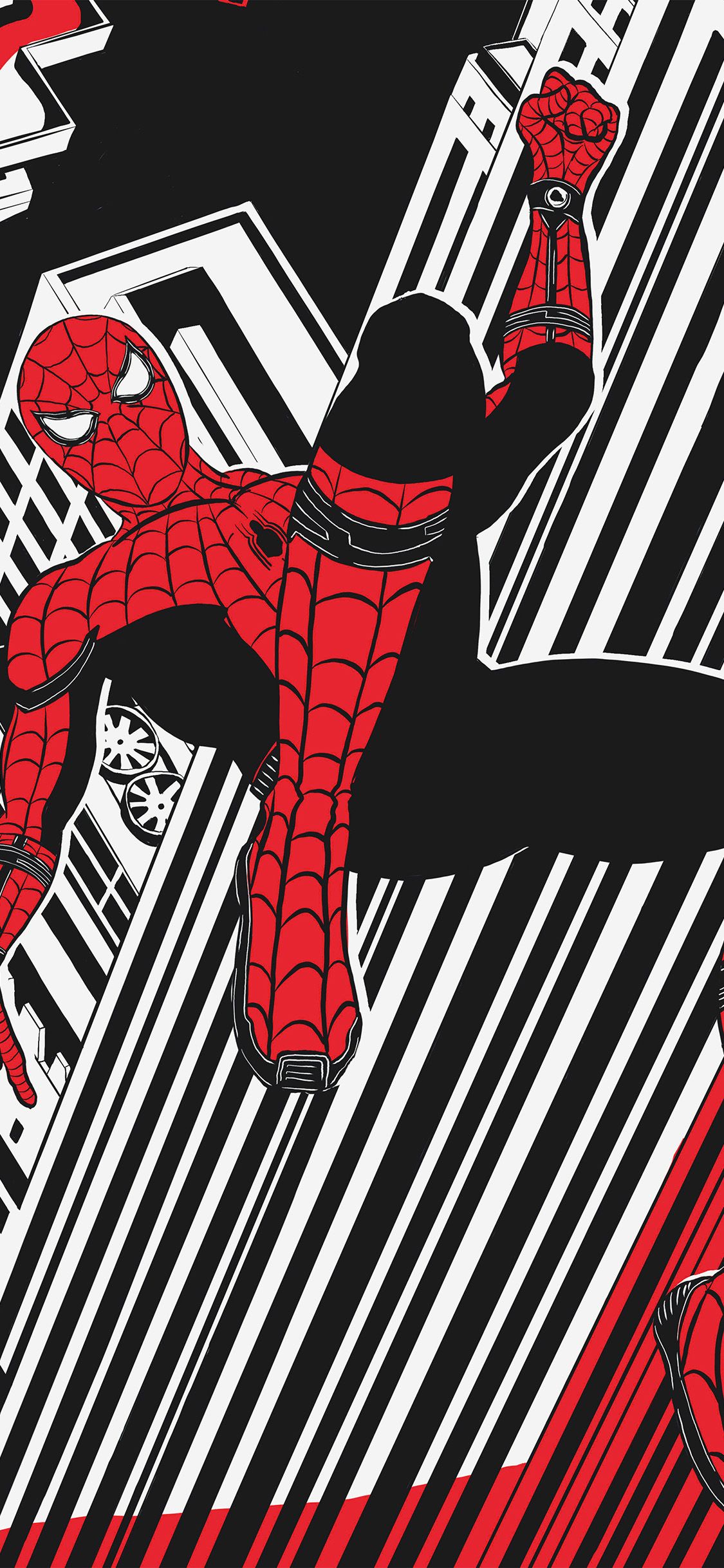 Spider Man Red And Black Suit Art Wallpapers