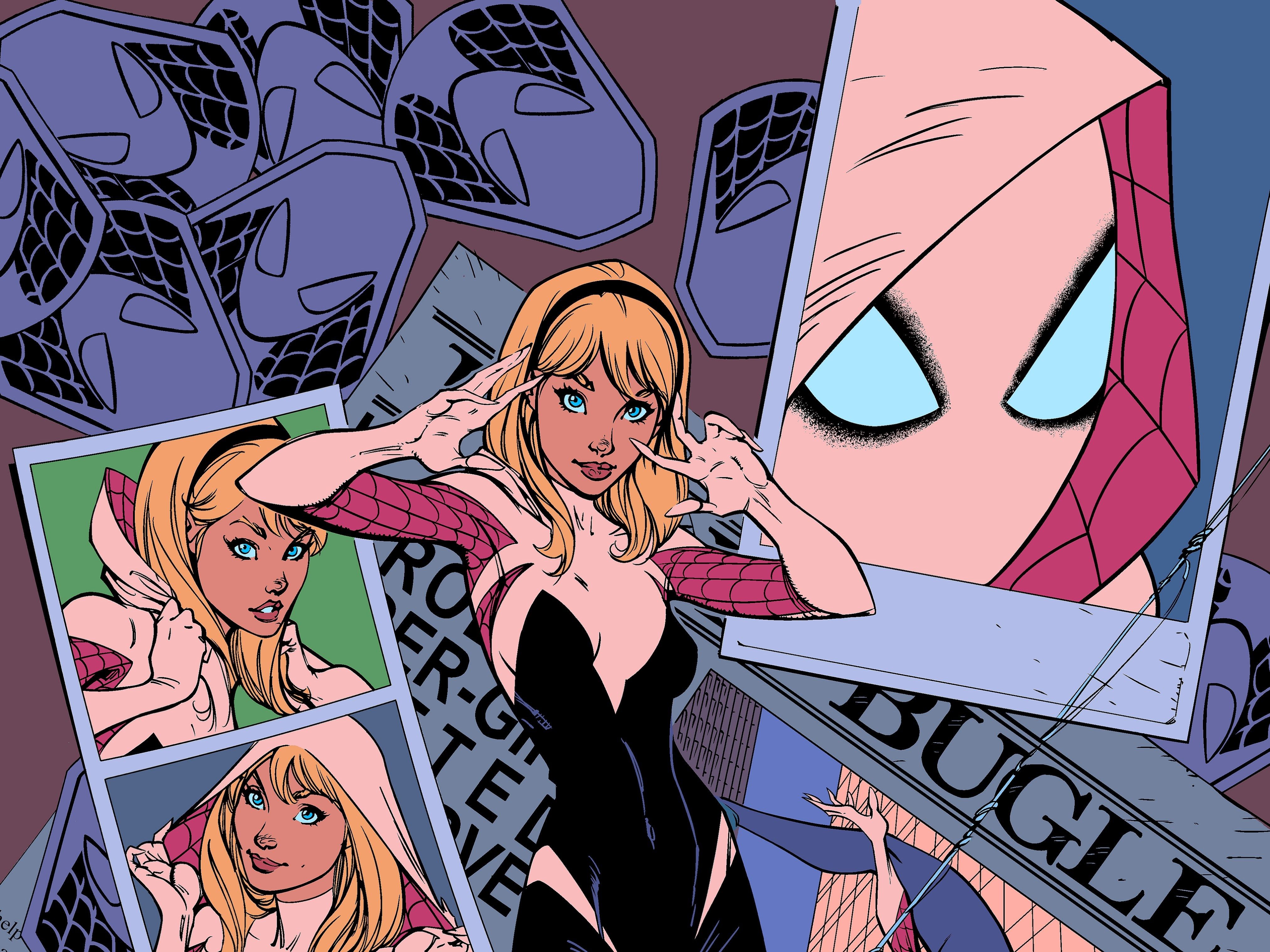 Spider-Gwen Marvel Comic Wallpapers