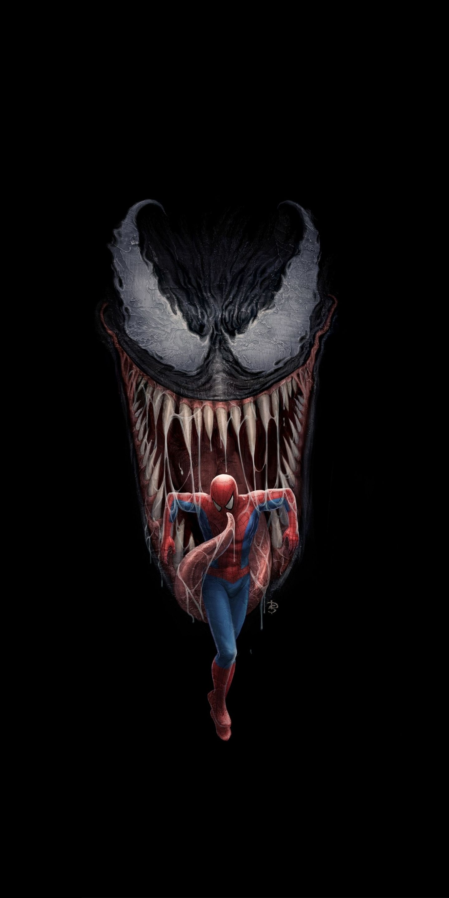 Spider-Man Vs Venom Comic Art Marvel Wallpapers