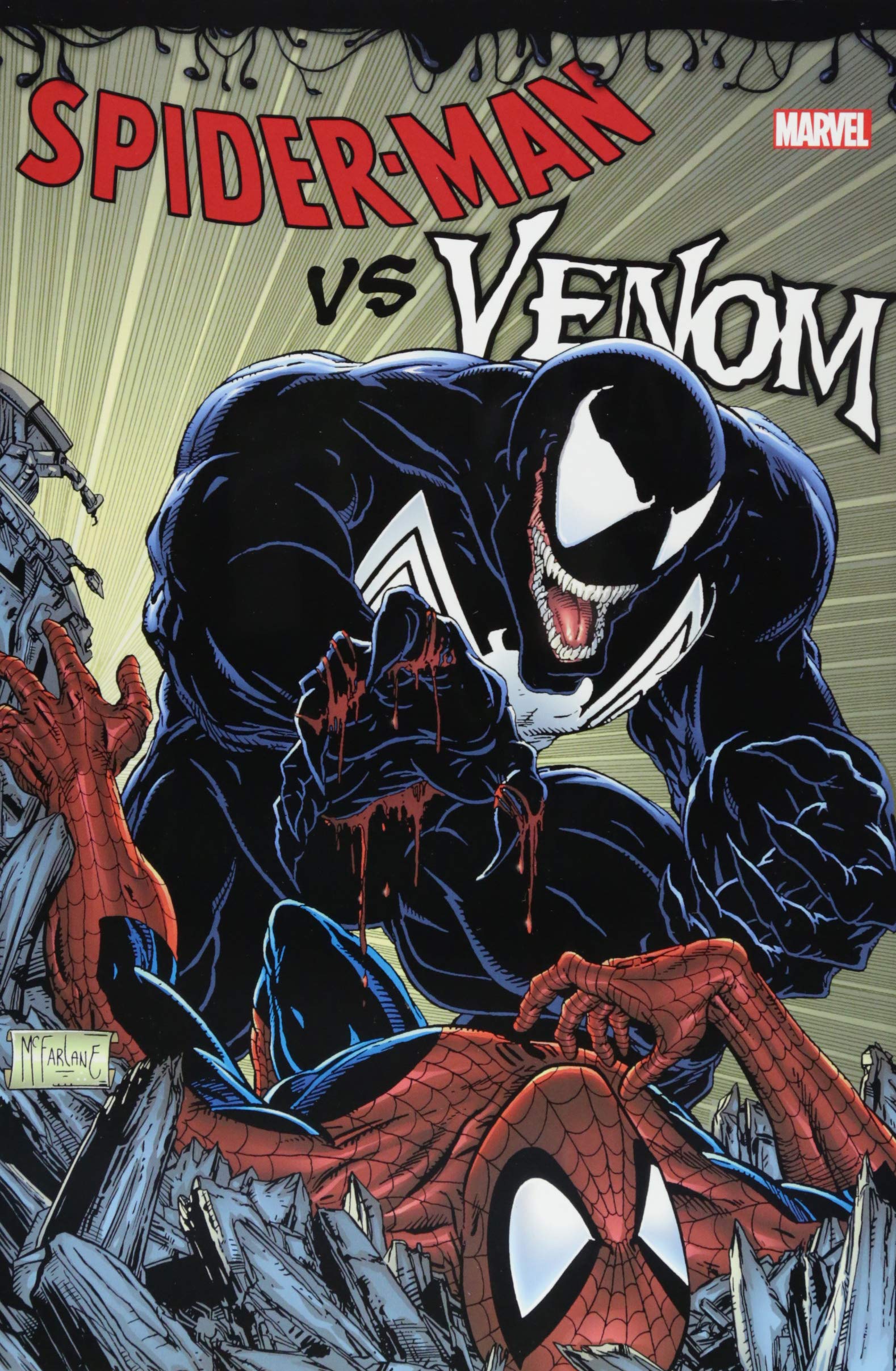 Spider-Man Vs Venom Comic Art Marvel Wallpapers