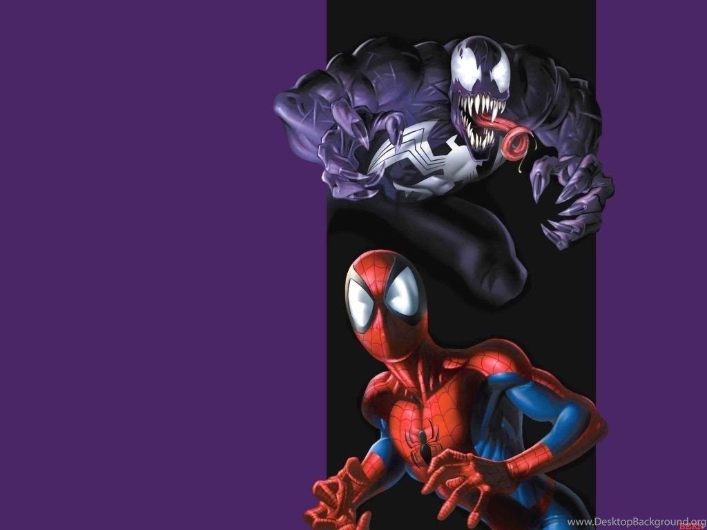 Spider-Man Vs Venom Comic Art Marvel Wallpapers