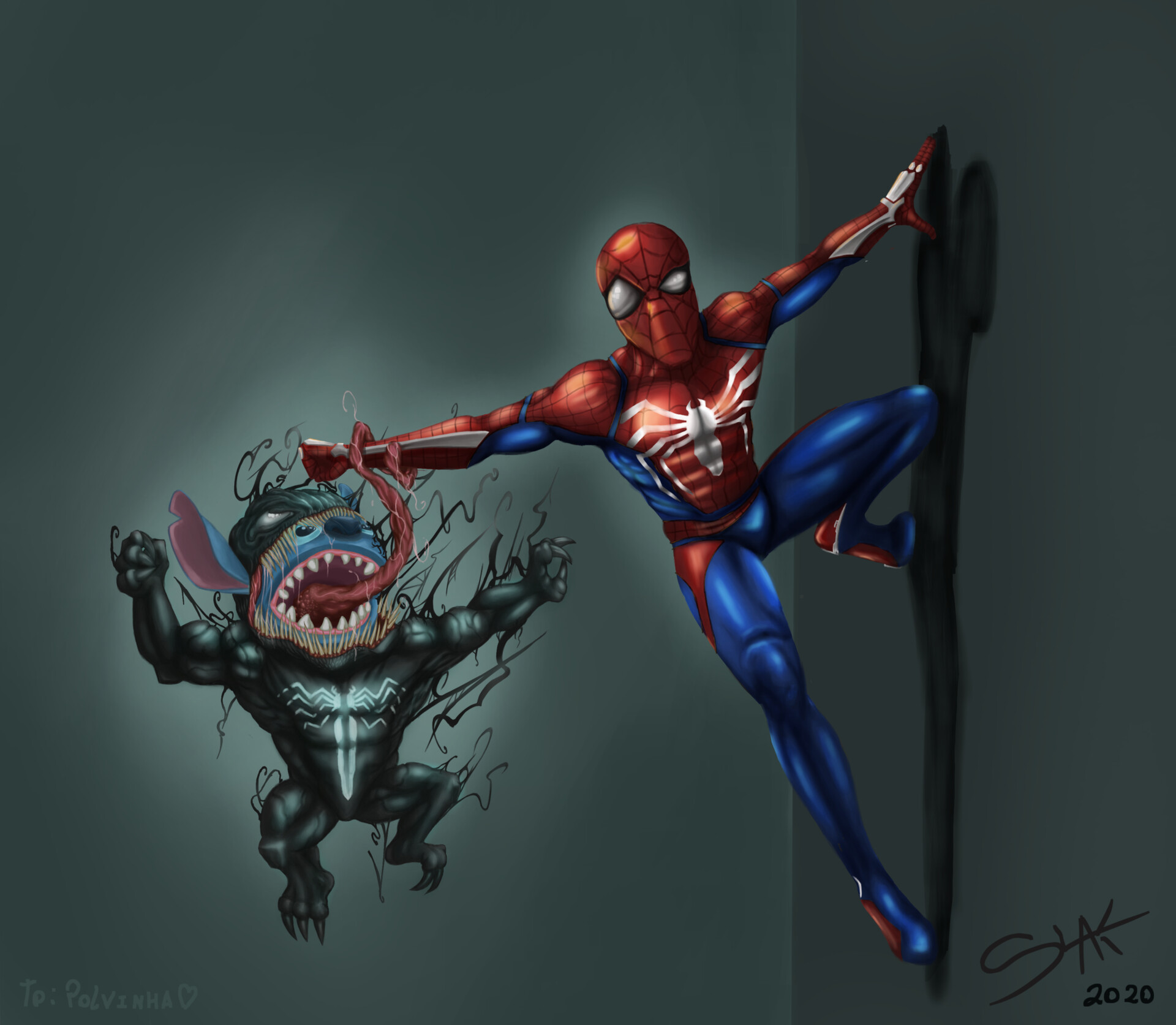 Spider-Man Vs Venom Comic Art Marvel Wallpapers