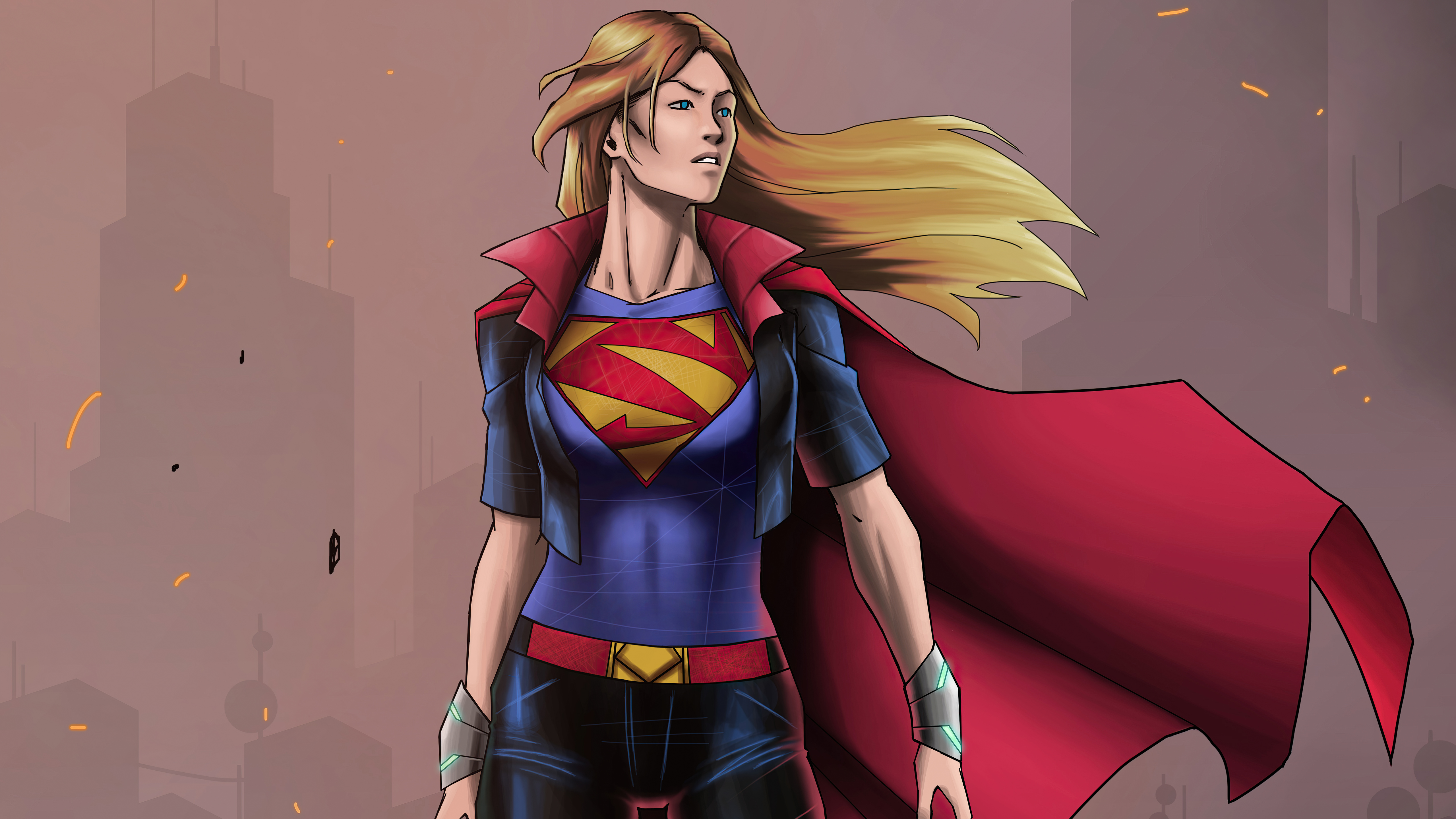 Supergirl 4K Digital Art Wallpapers