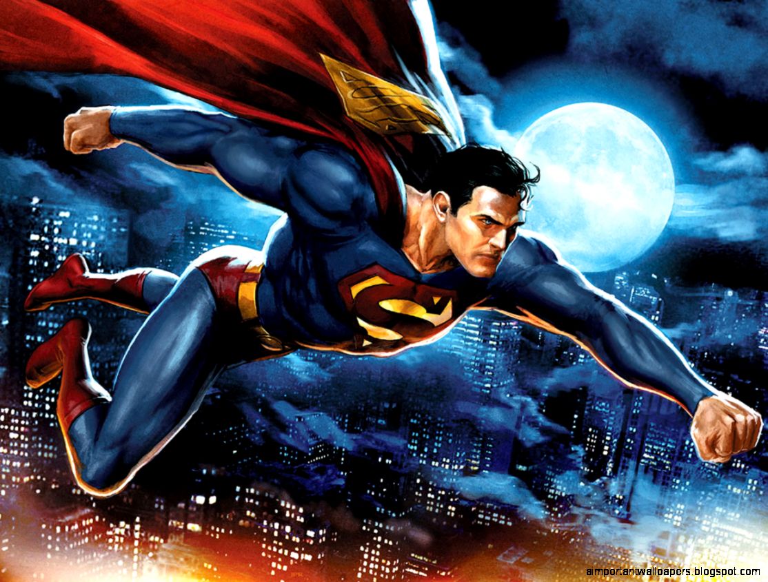 Superman Cartoonic Art Wallpapers