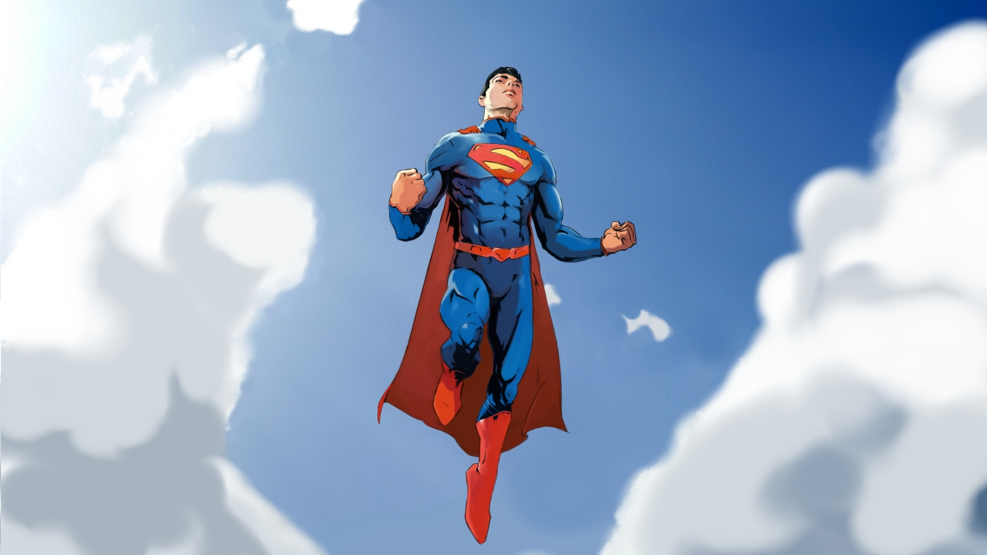 Superman Flying Digital 2020 Wallpapers