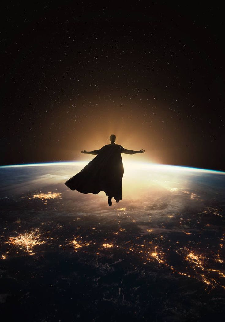 Superman In Moon Wallpapers