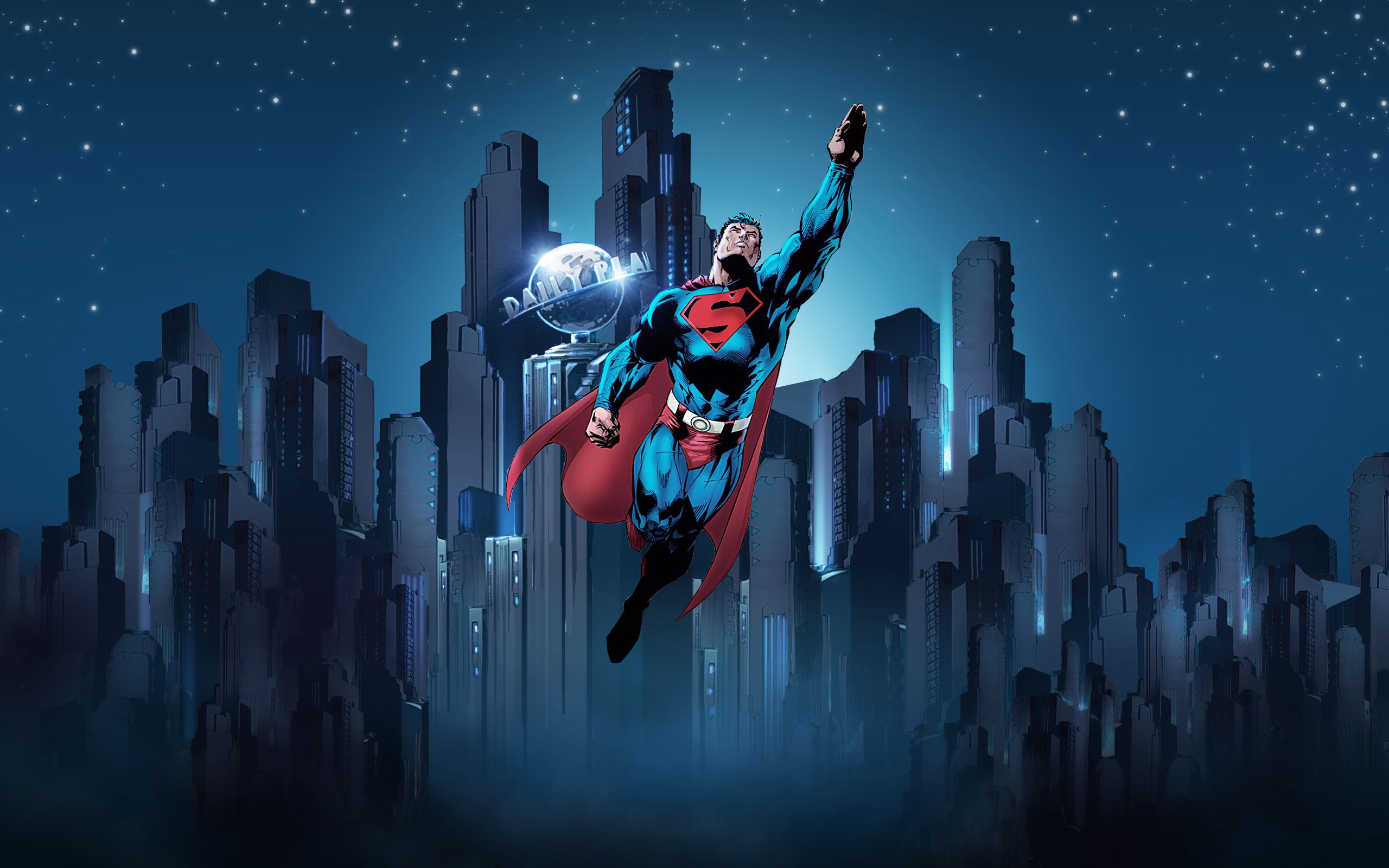 Superman In Moon Wallpapers