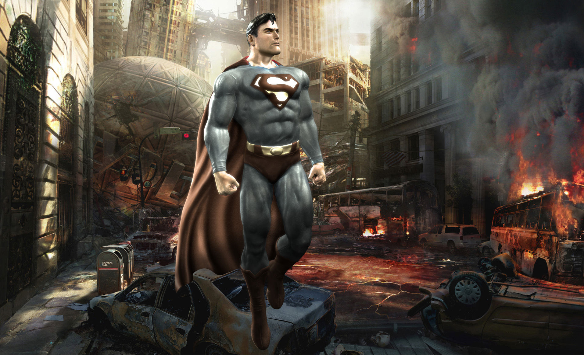 Superman Metropolis Dc Comic Wallpapers