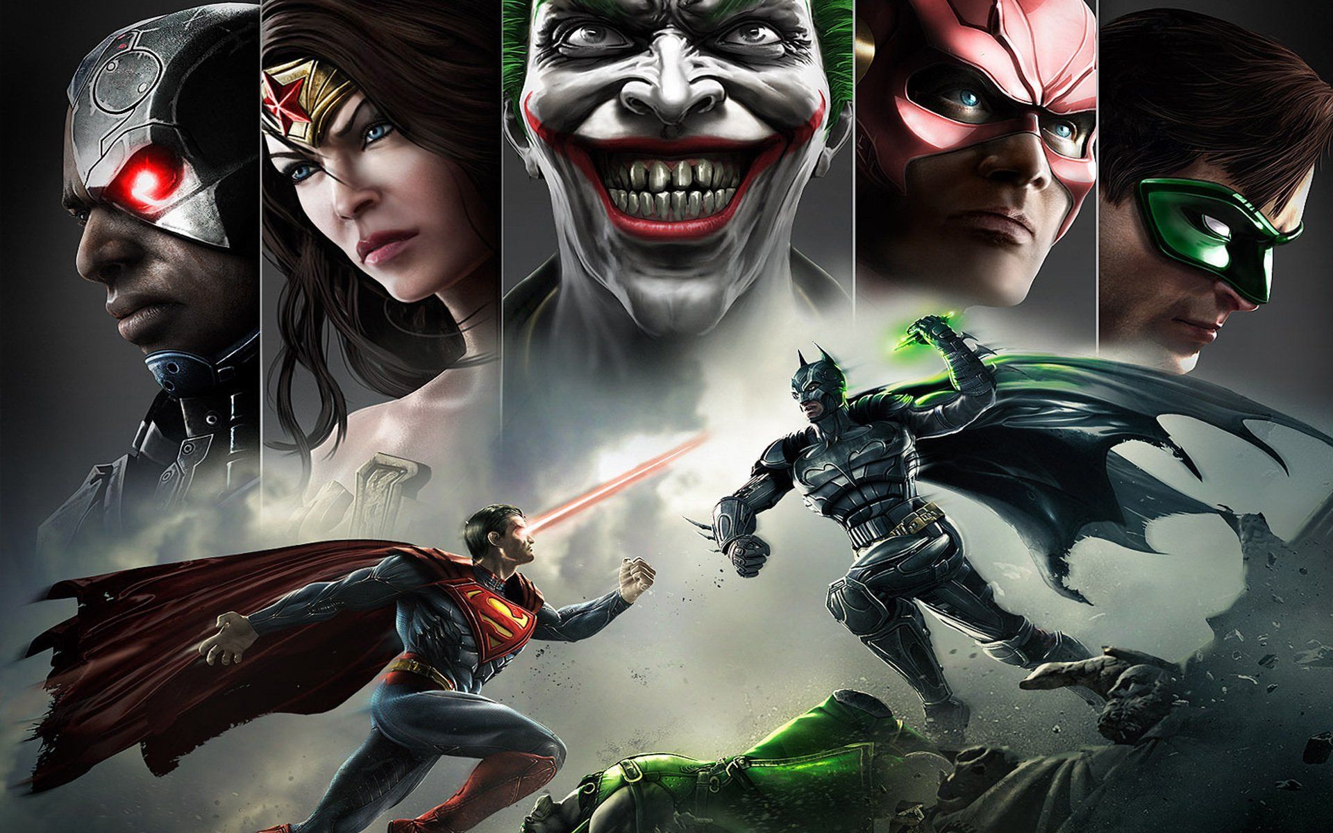 Superman, Catwoman, Harley Quinn And Flash In Dc Comics Wallpapers