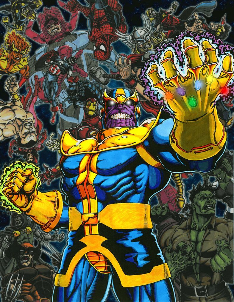 Thanos Marvel Comic Art Wallpapers