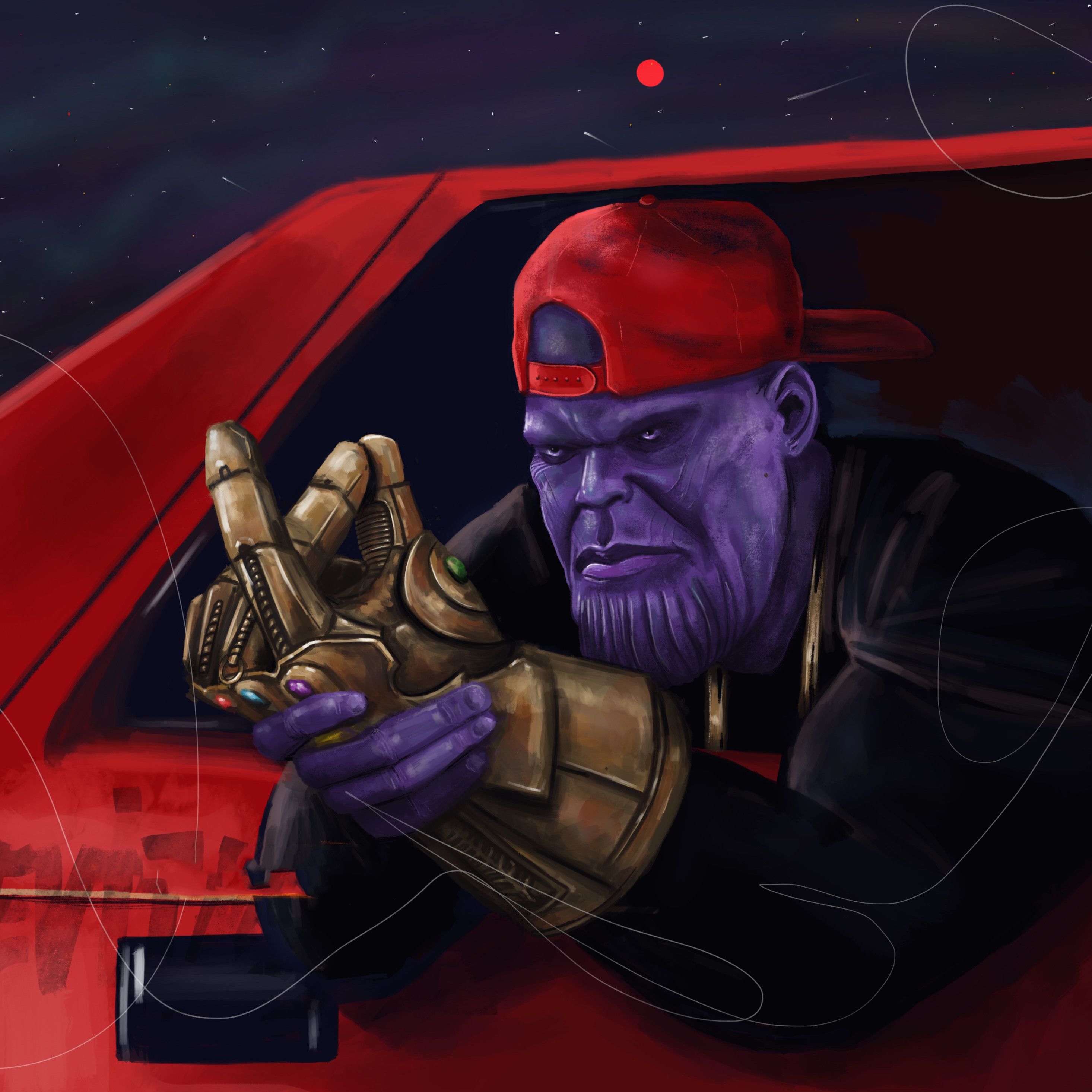 Thanos New Illustration Wallpapers