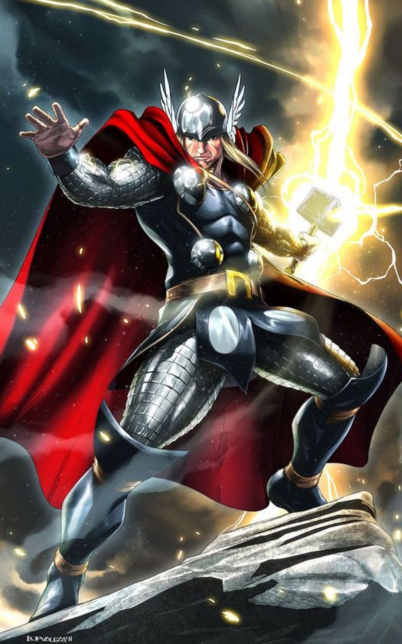 Thor Comics Cartoon Wallpapers