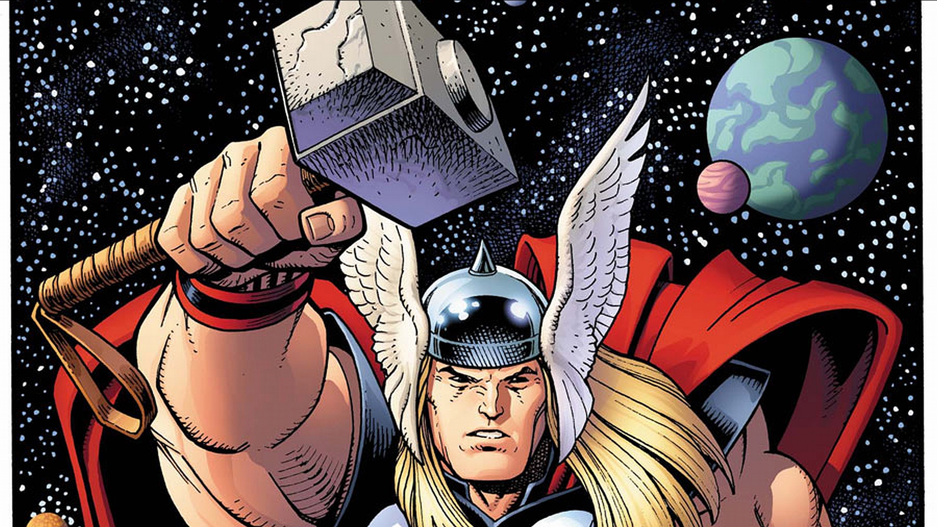 Thor Comics Cartoon Wallpapers