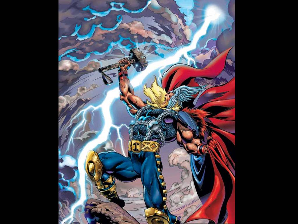 Thor Comics Cartoon Wallpapers