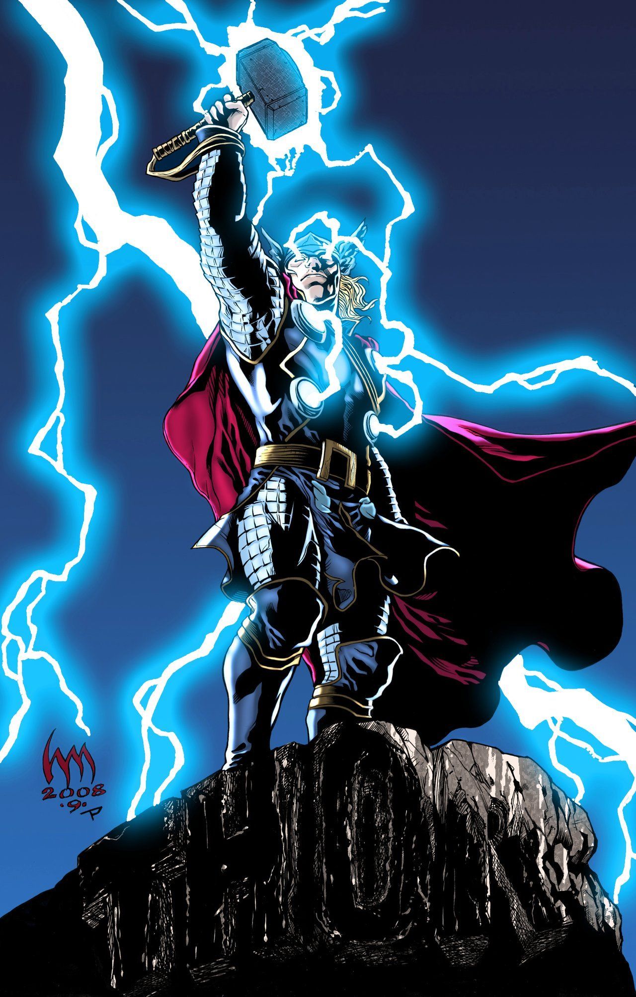 Thor Comics Cartoon Wallpapers