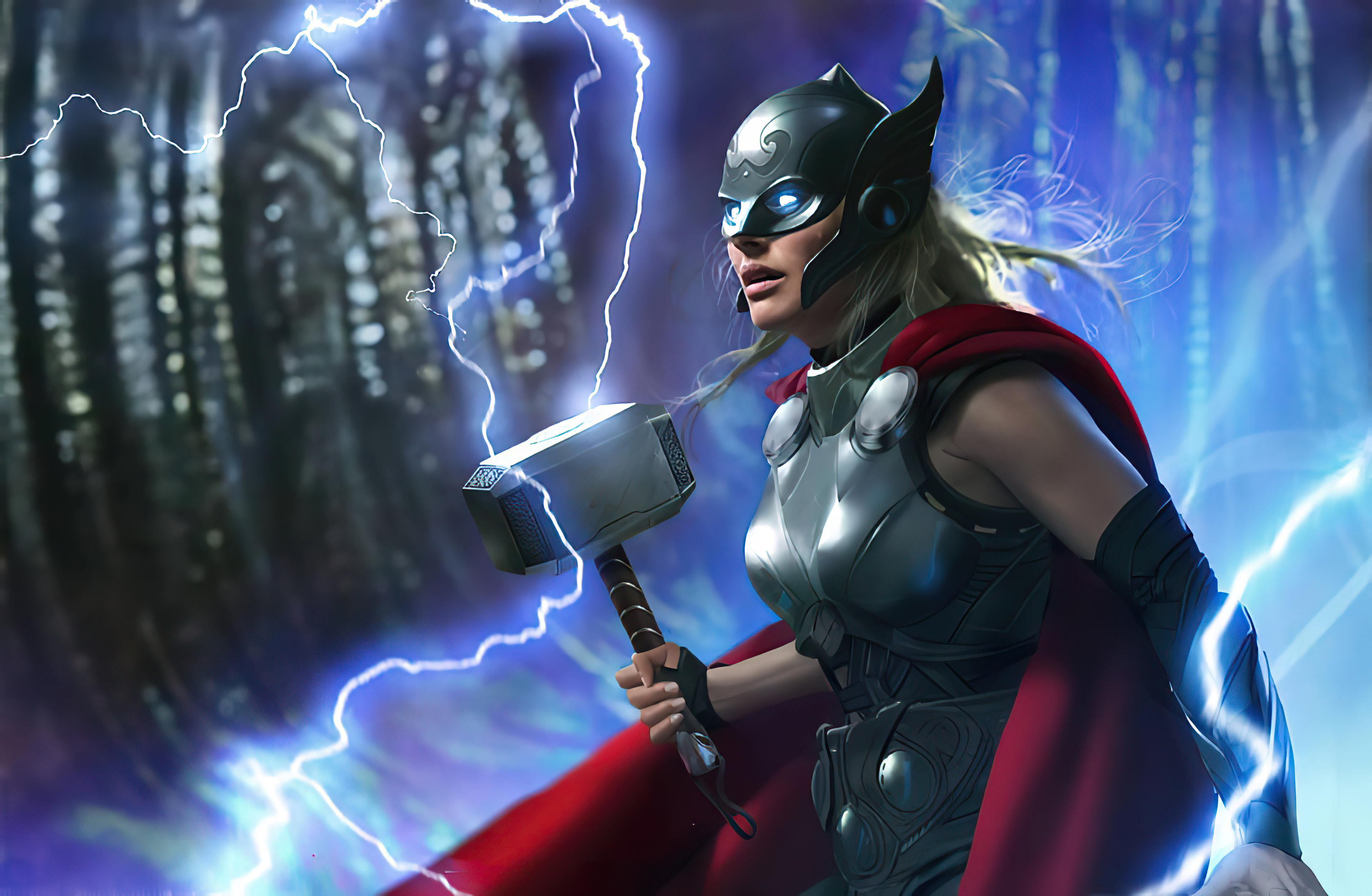 Thor Love And Thunder 4K Jane Foster Art Wallpapers