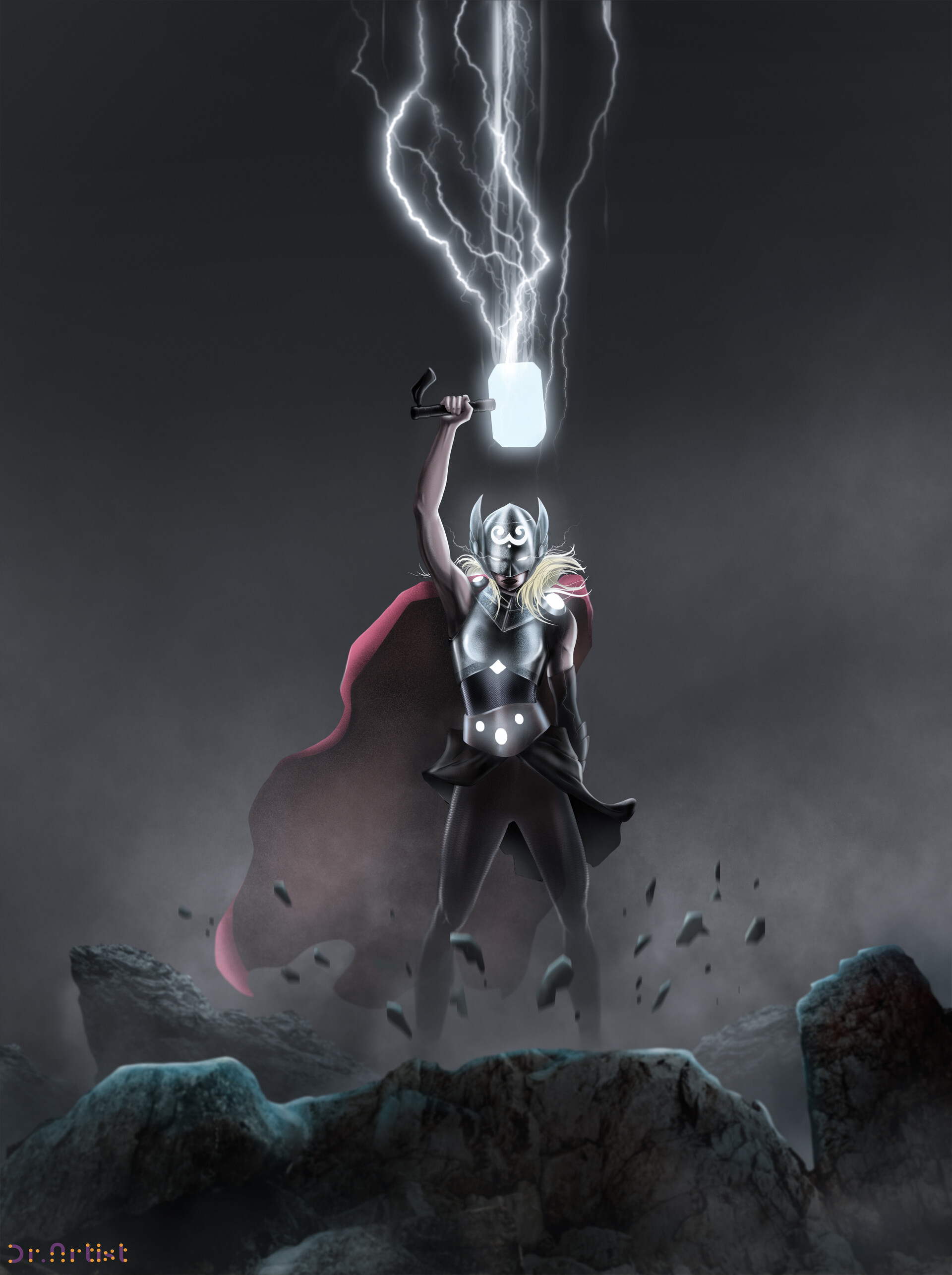 Thor Love And Thunder 4K Jane Foster Art Wallpapers