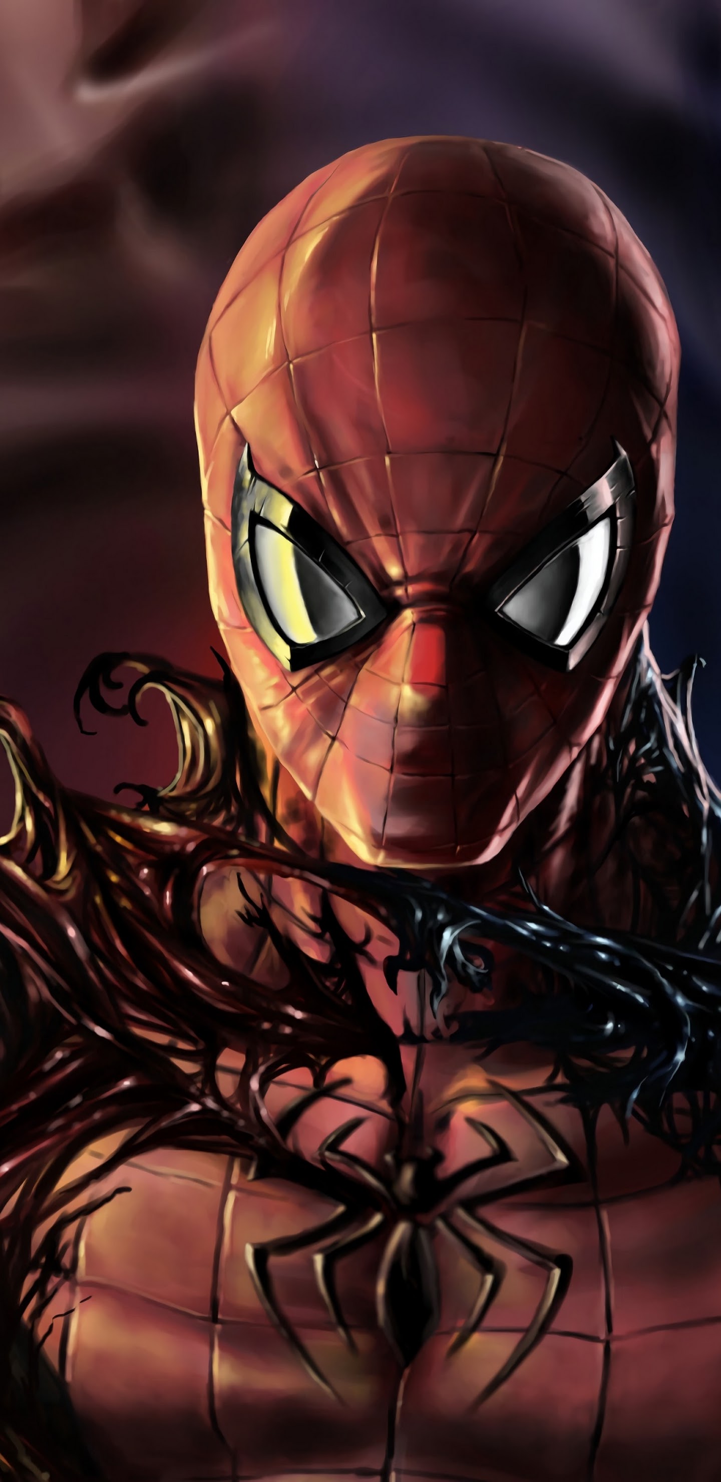 Venom X Spiderman 4K Wallpapers