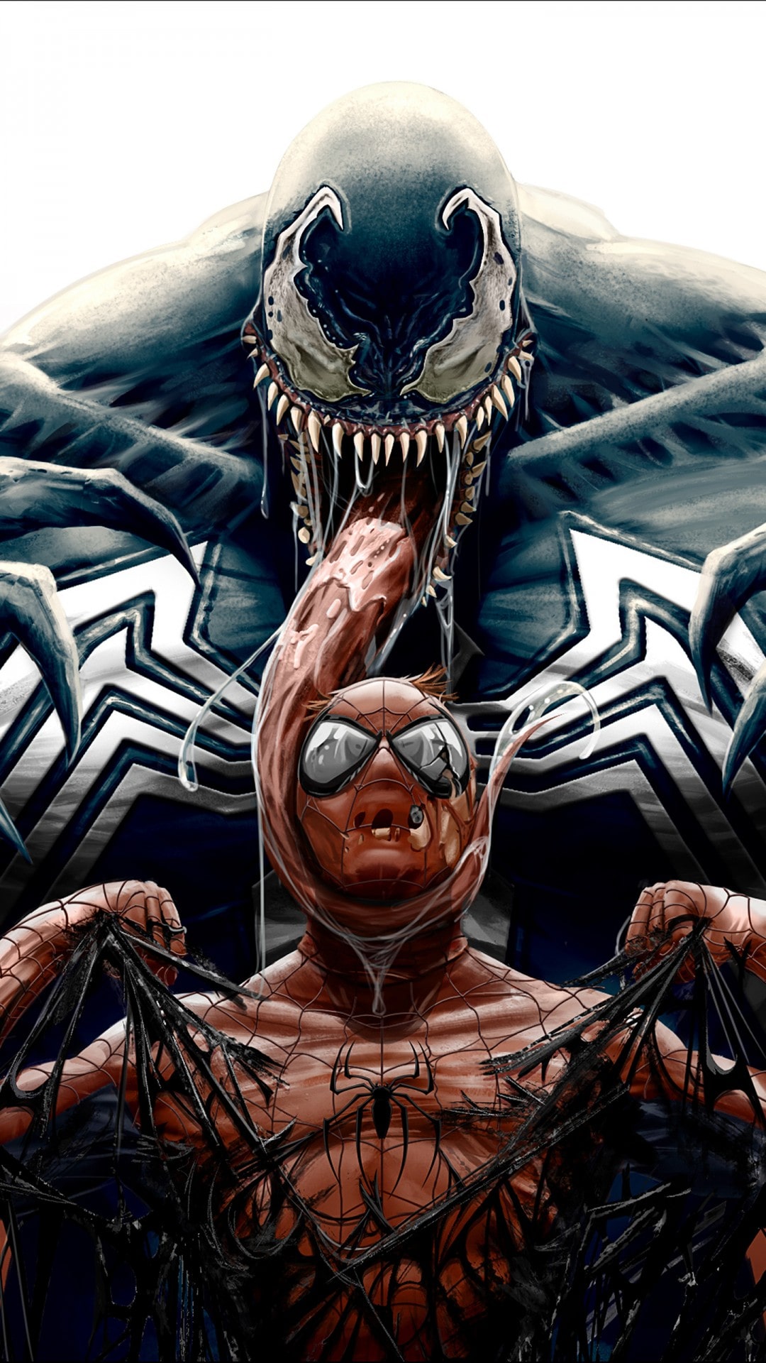 Venom X Spiderman 4K Wallpapers