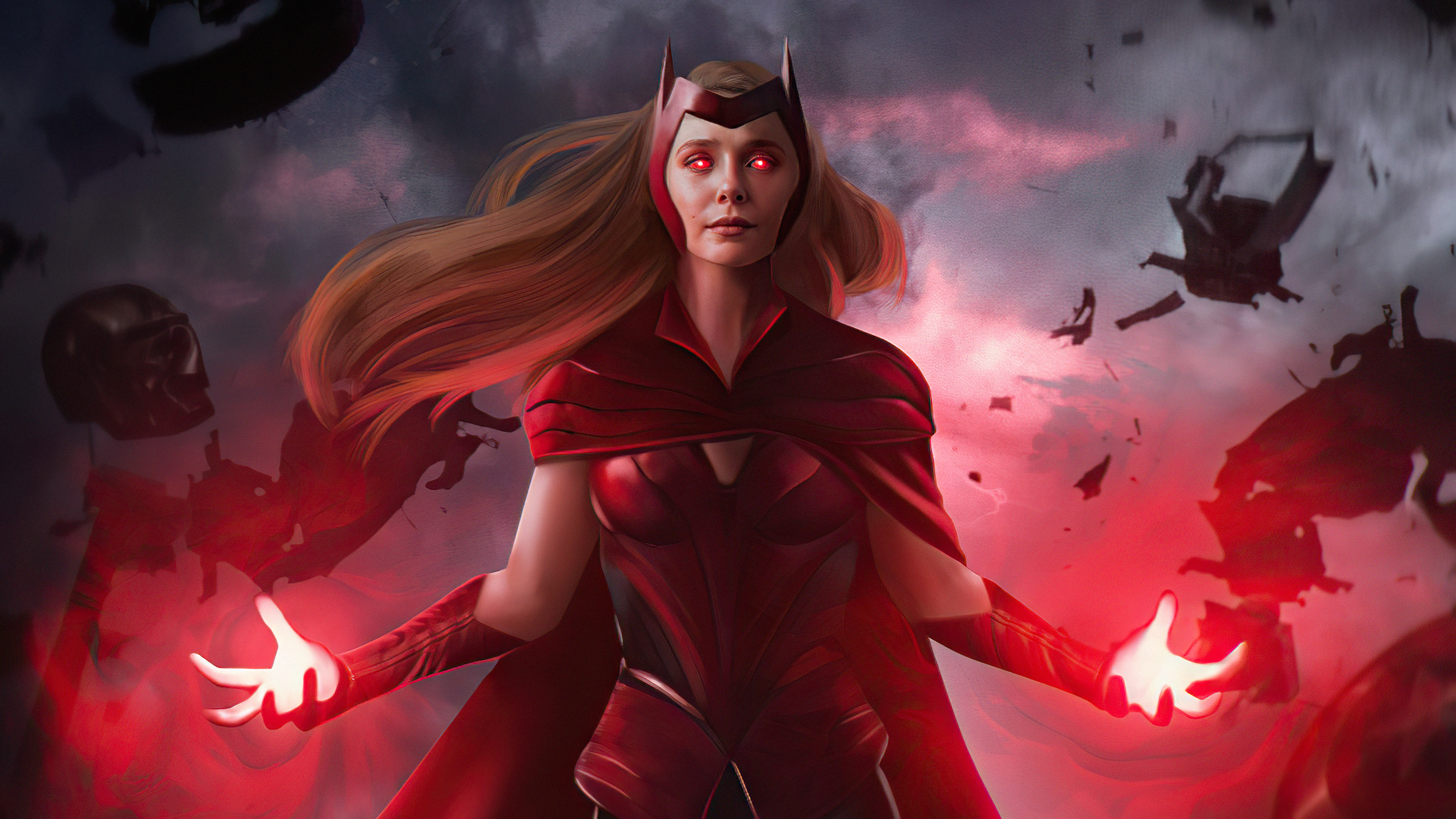 Wanda Maximoff Art Wandavision Wallpapers