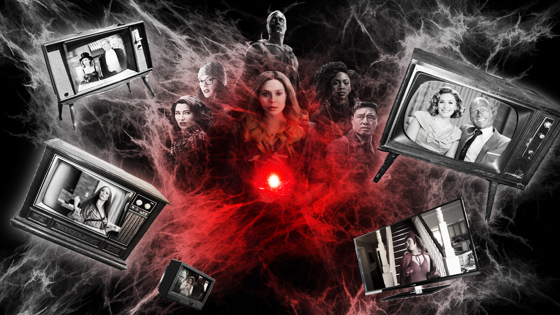 Wanda Maximoff Art Wandavision Wallpapers