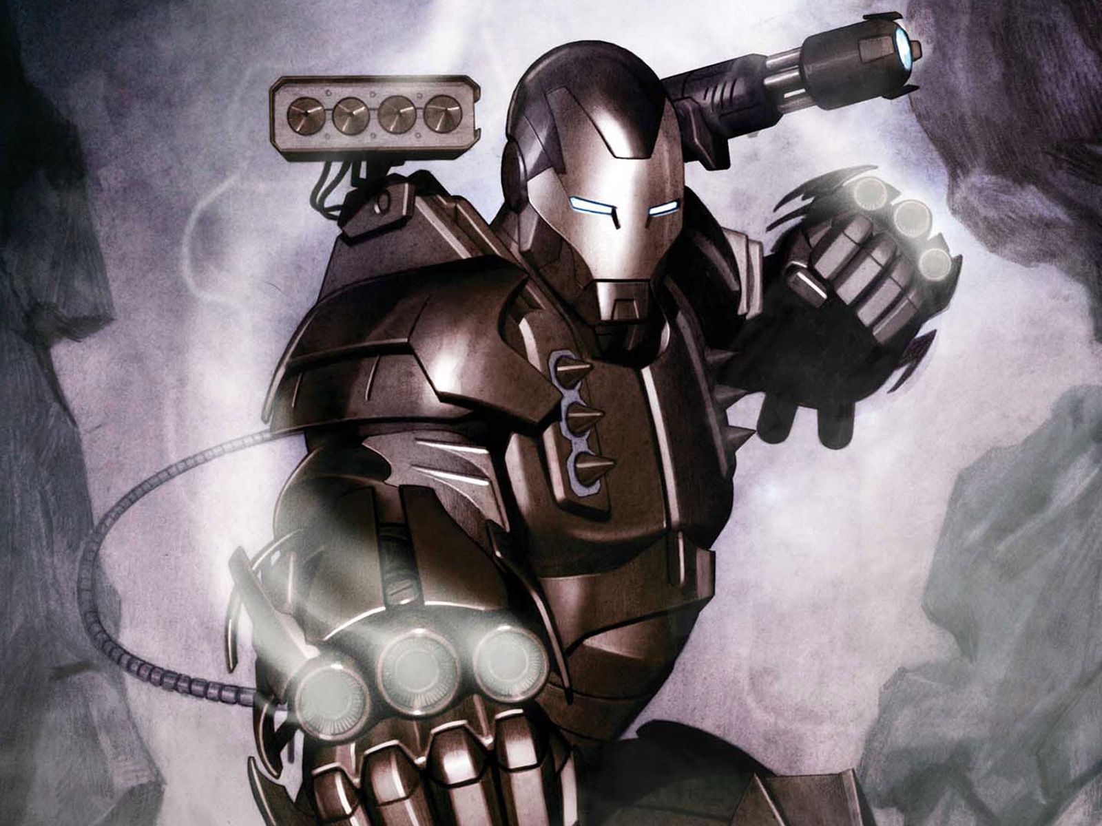 War Machine Marvel Comic Art Wallpapers