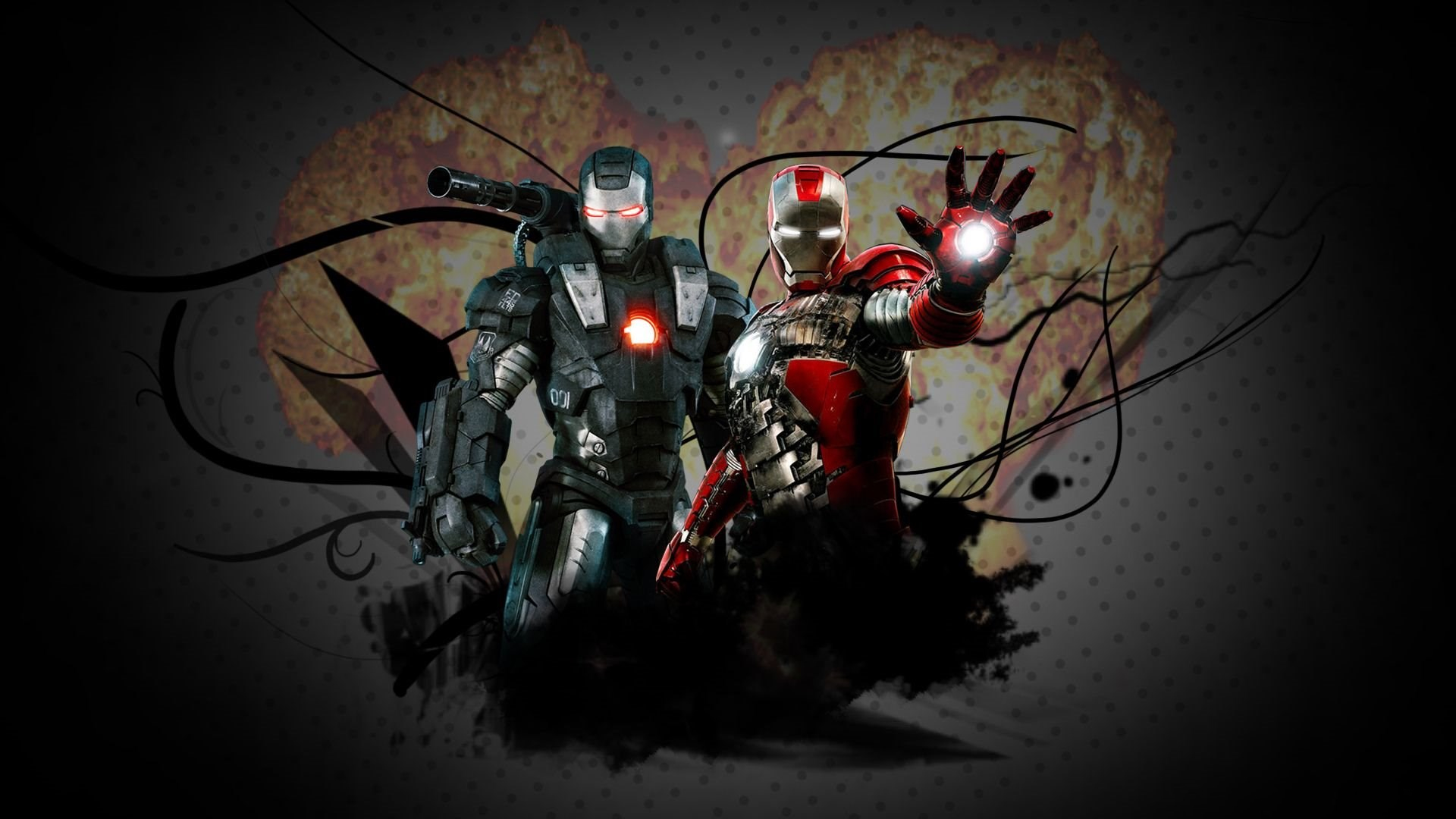 War Machine Marvel Comic Art Wallpapers