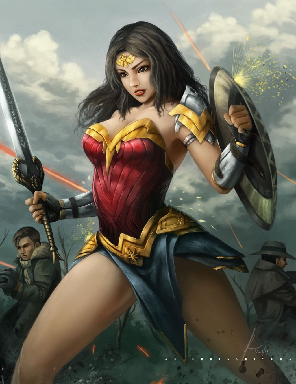 Wonder Girl Comic Fanart Wallpapers