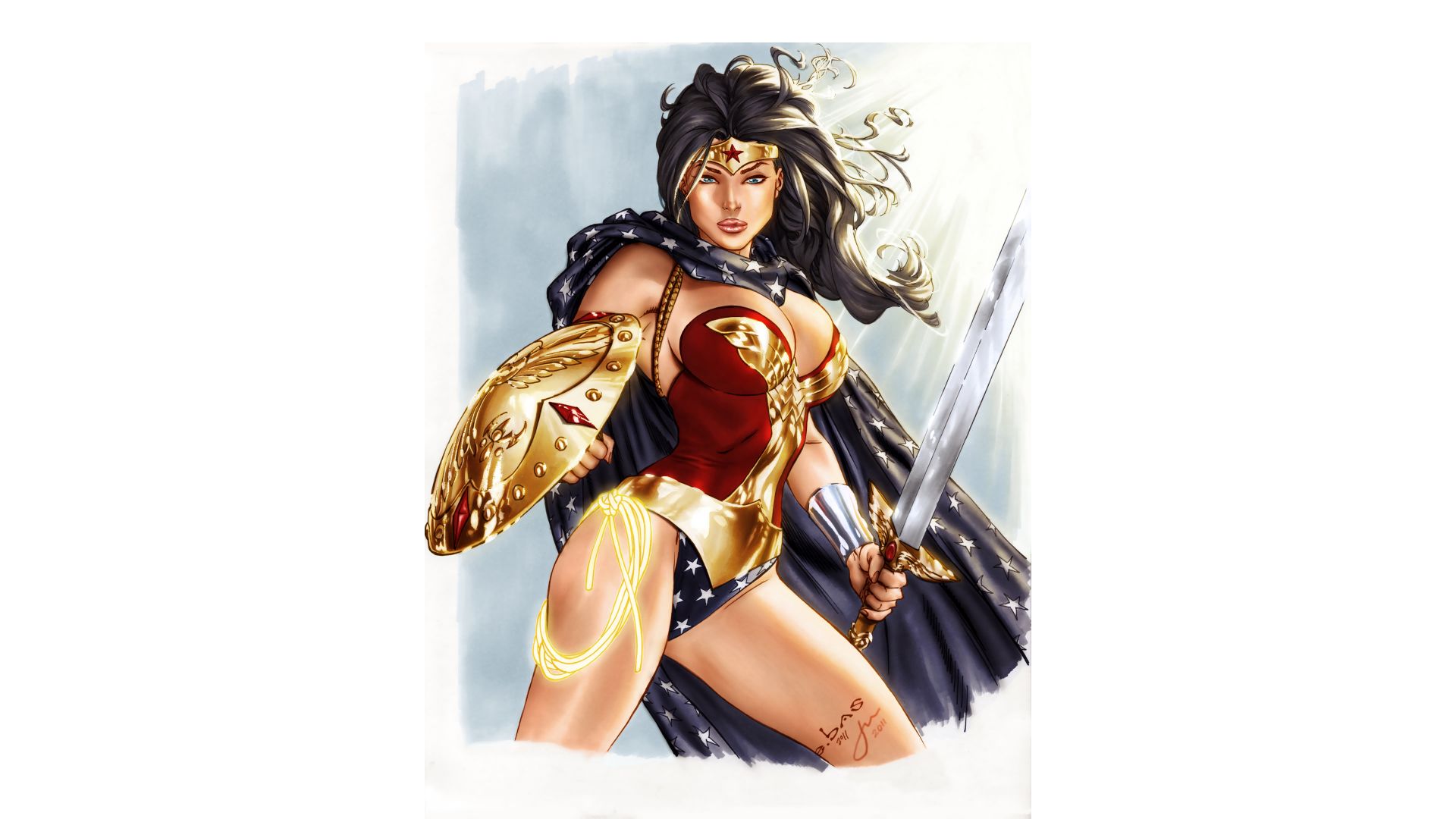 Wonder Girl Comic Fanart Wallpapers