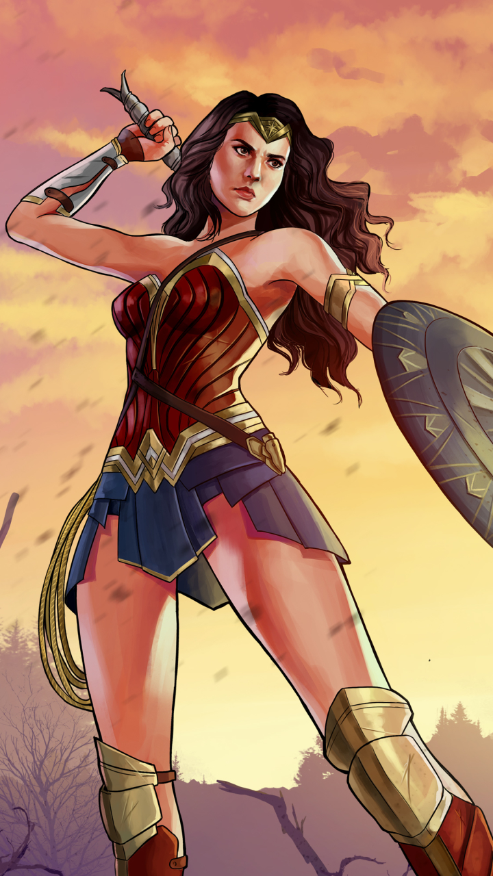 Wonder Girl Comic Fanart Wallpapers