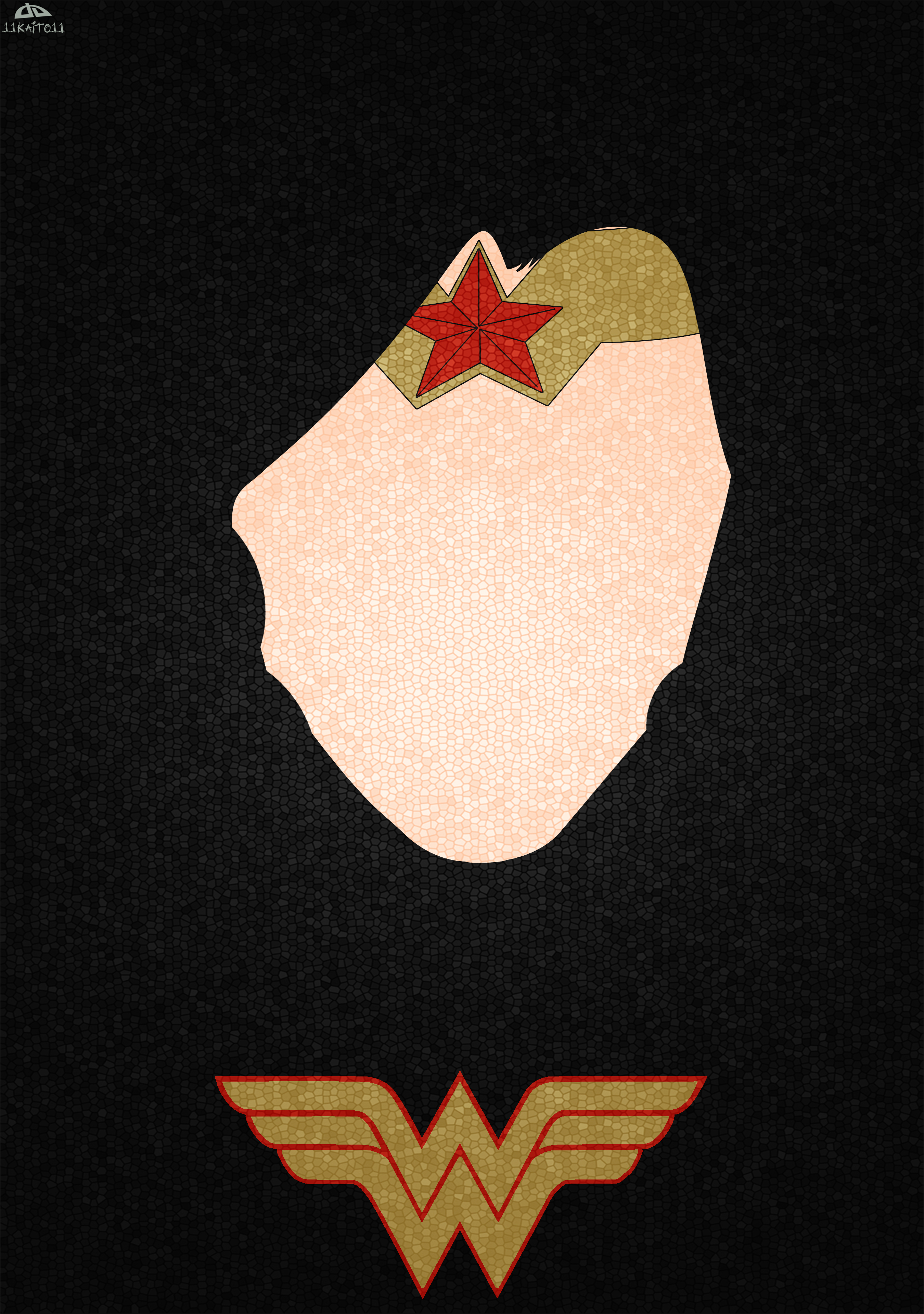 Wonder Woman Minimal Wallpapers