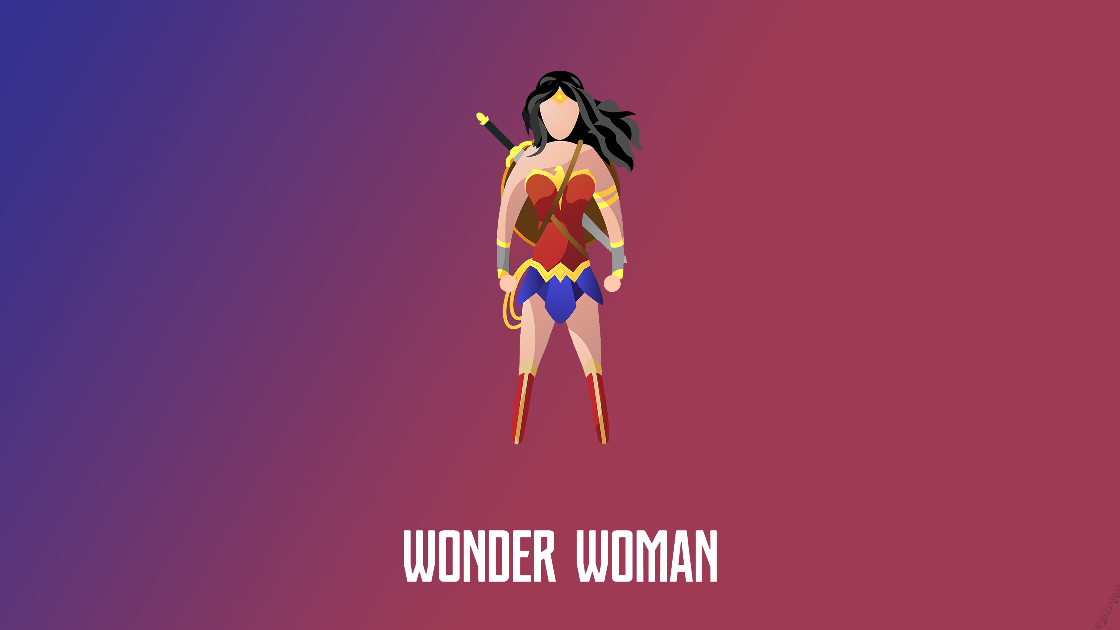 Wonder Woman Minimal Wallpapers