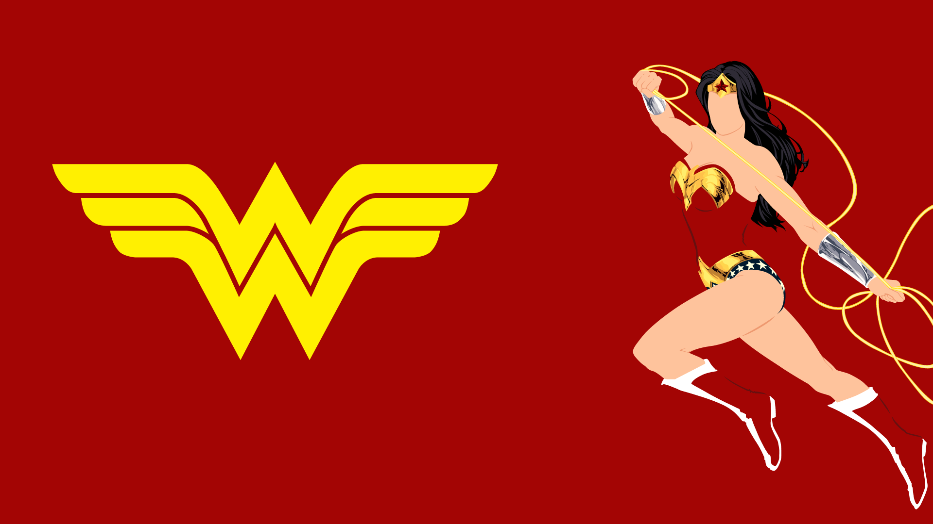 Wonder Woman Minimalist 4K Art Wallpapers