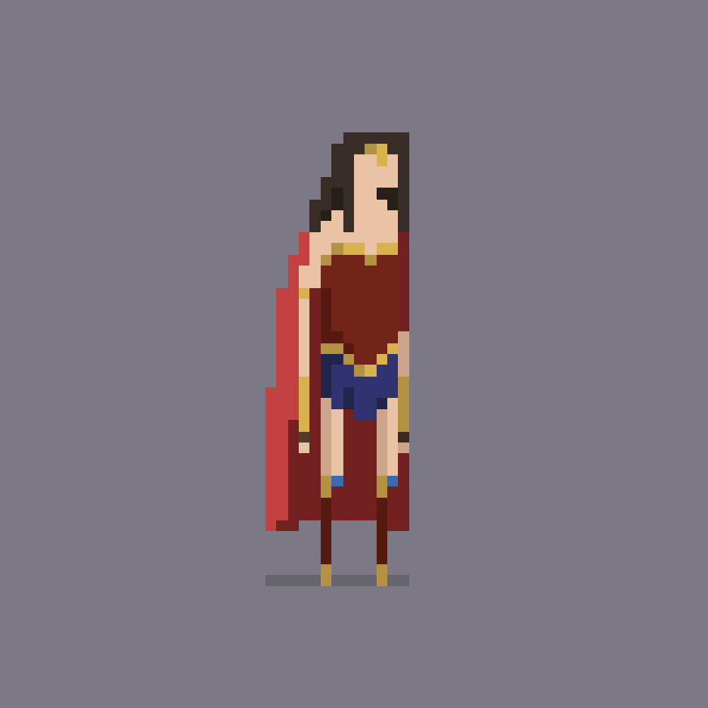 Wonder Woman Minimalist 4K Art Wallpapers