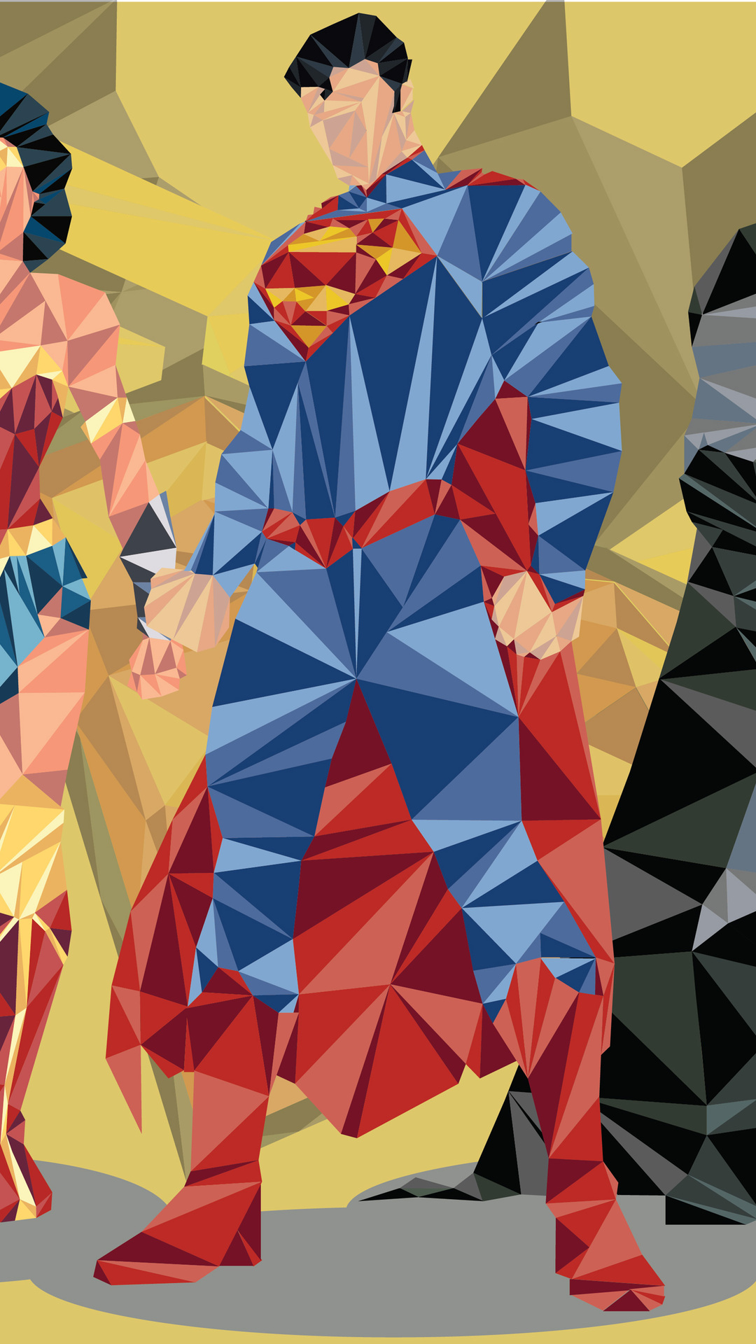 Wonder Woman Poly Art Wallpapers