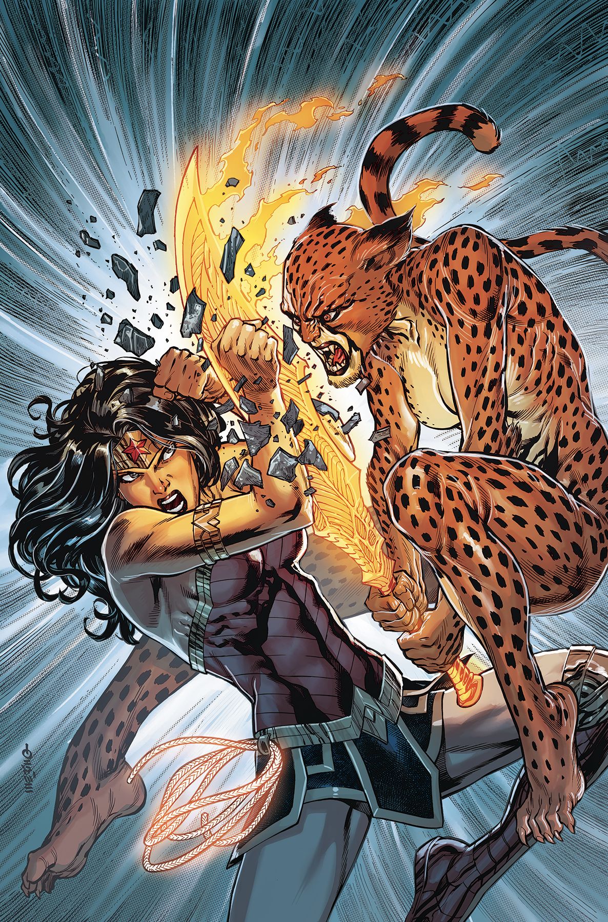 Wonder Woman Vs Cheetah Art Wallpapers