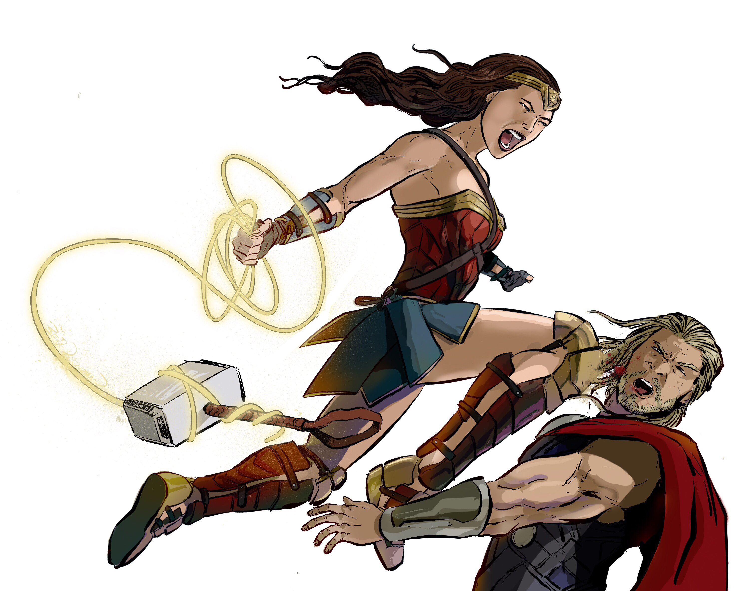 Wonder Woman With Strombreaker Wallpapers
