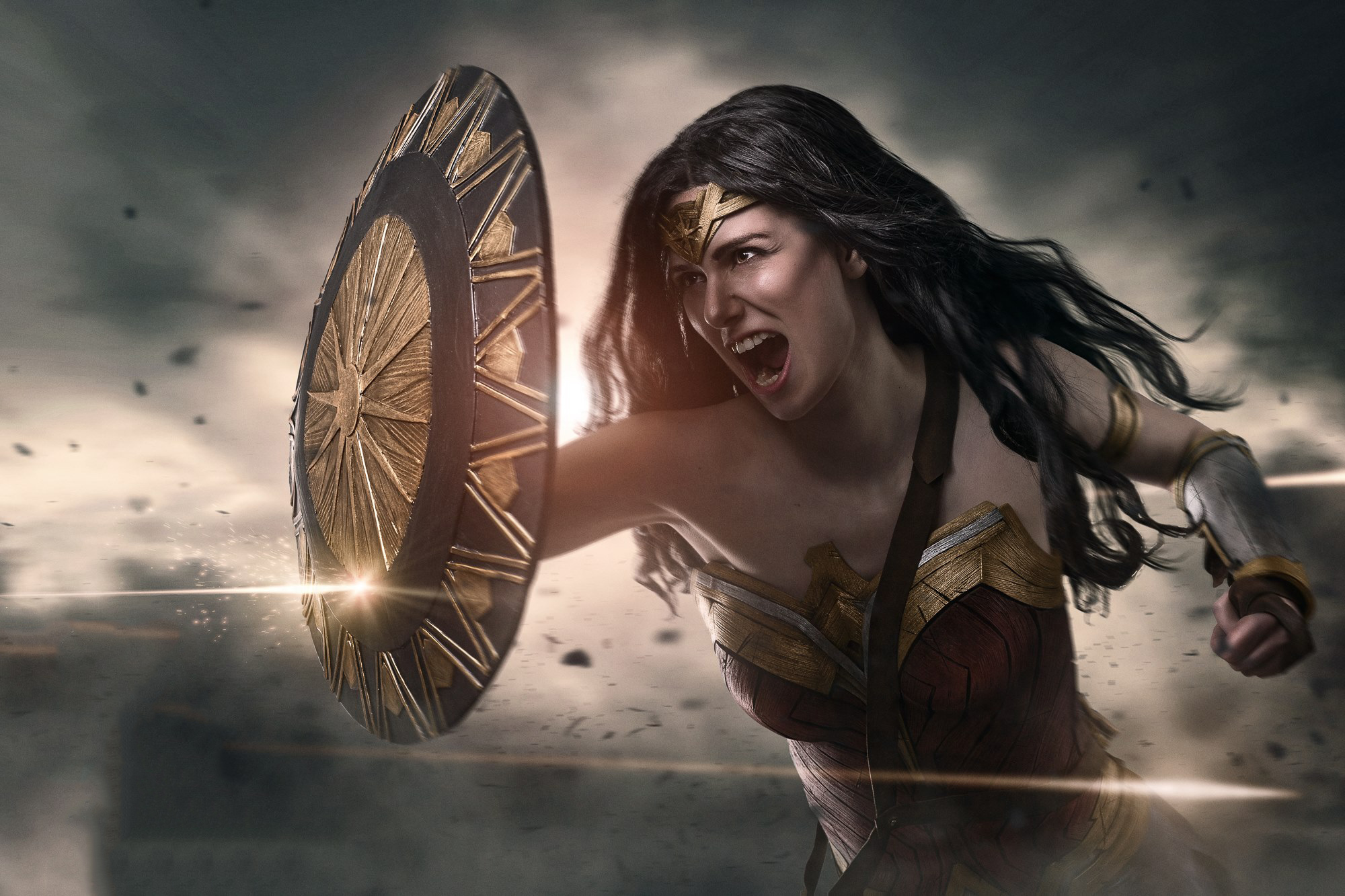 Wonder Woman With Sword And Shield Wallpapers