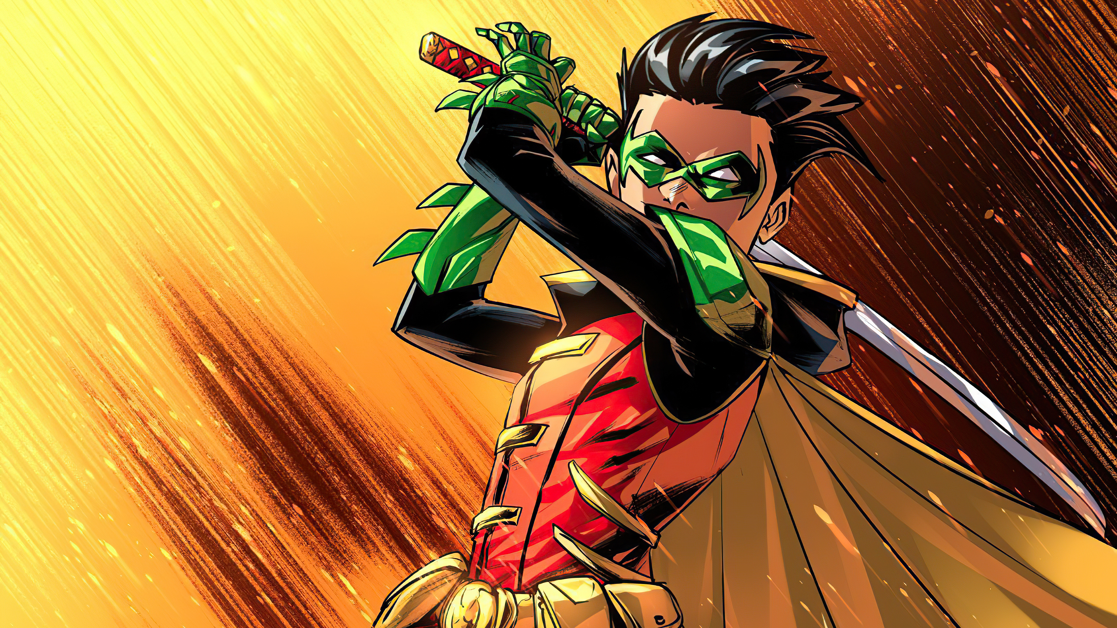 Young Robin Dc Comics Art Wallpapers