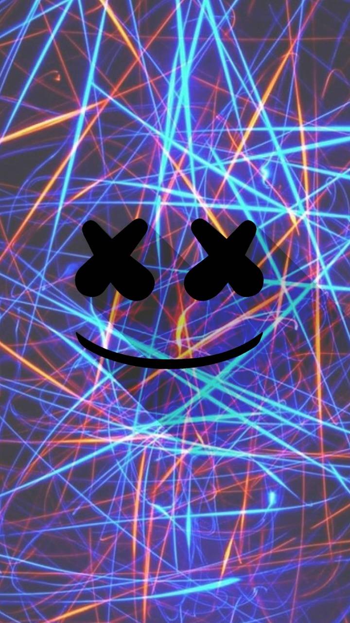 Dj Marshmello Hd Neon Wallpapers