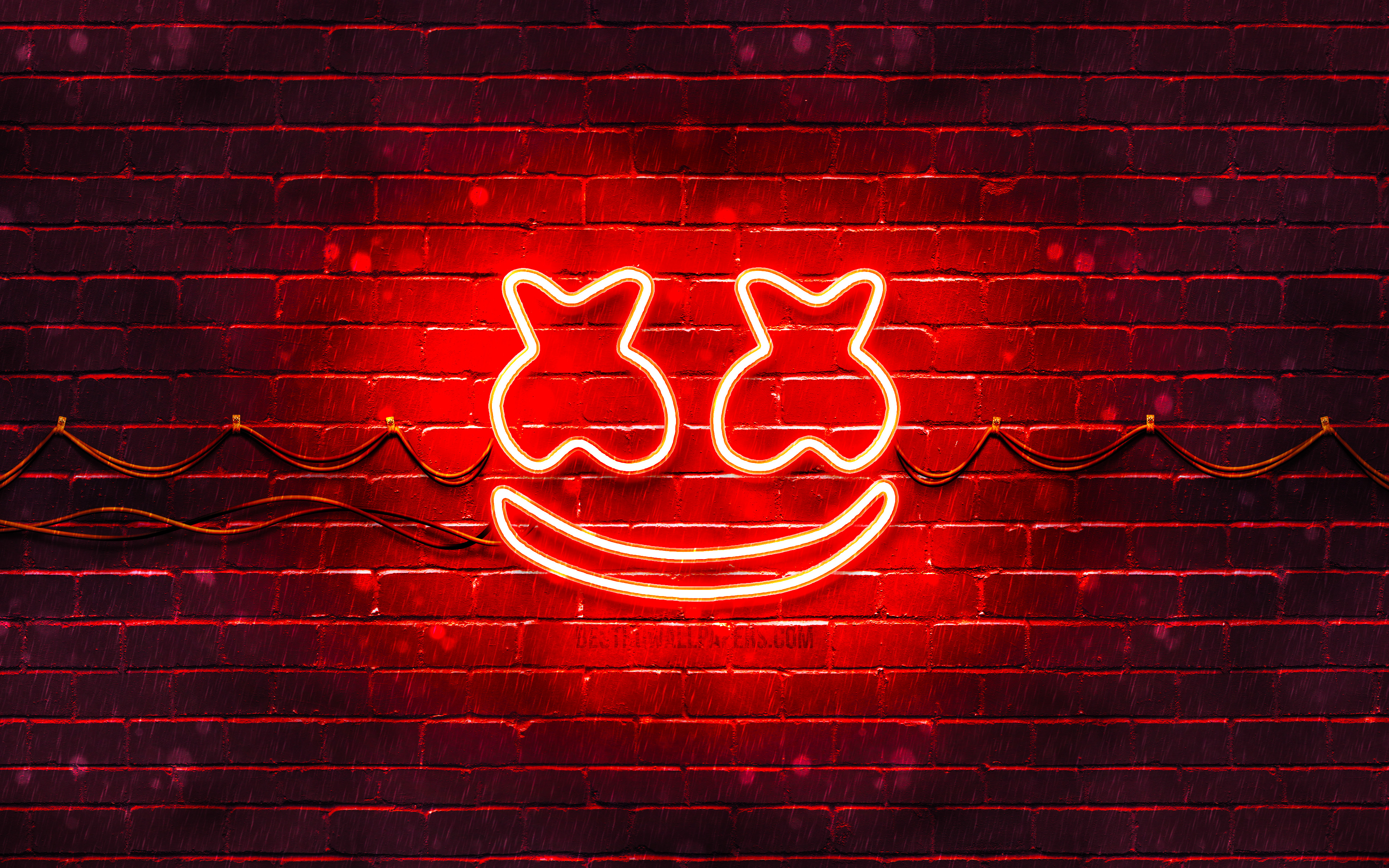 Dj Marshmello Hd Neon Wallpapers