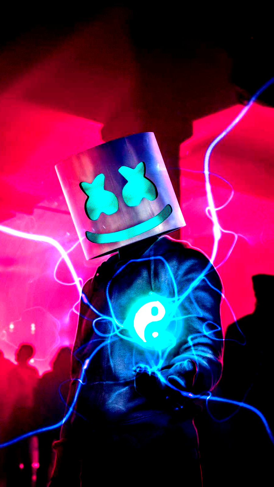 Dj Marshmello Hd Neon Wallpapers