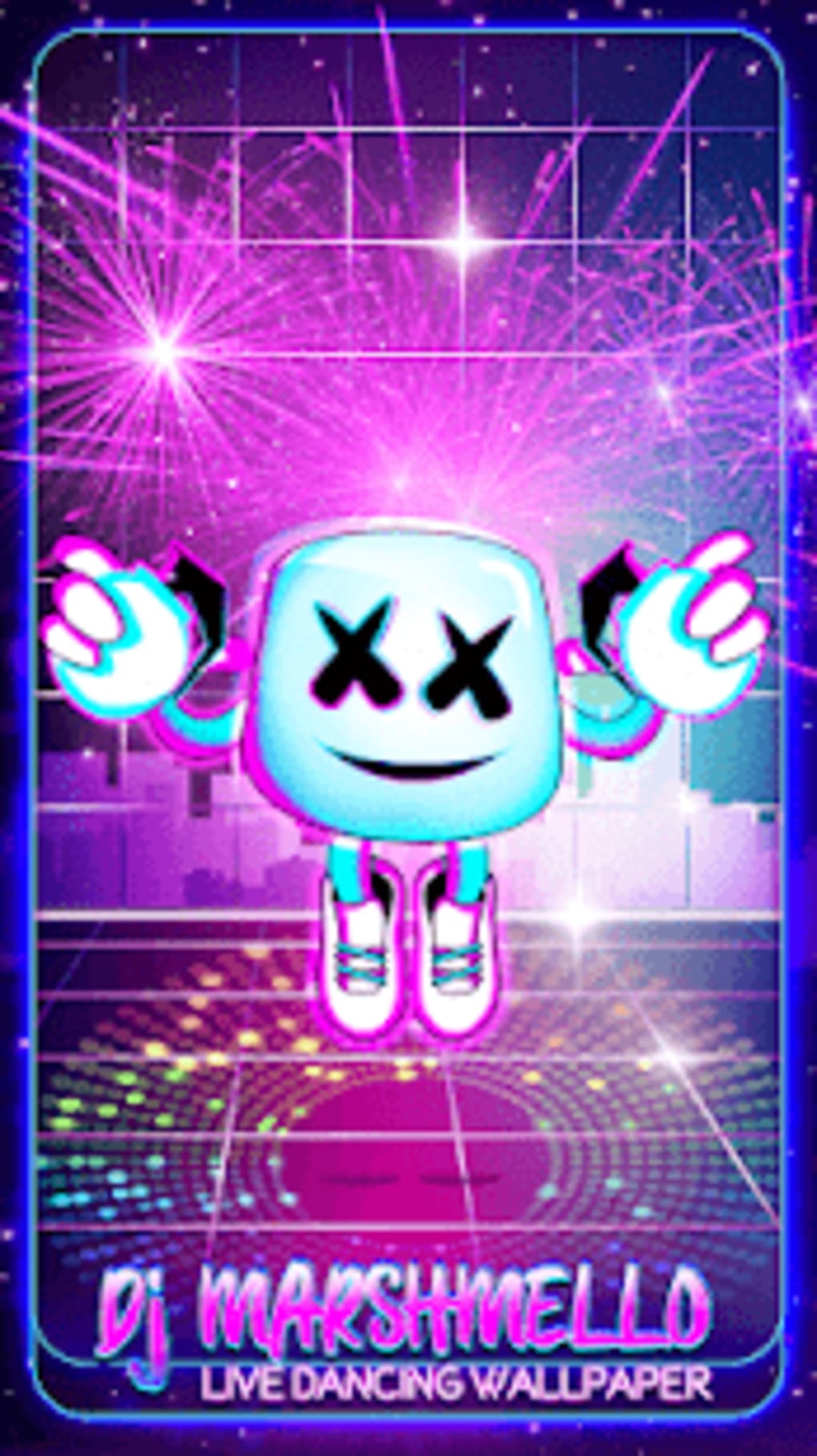 Dj Marshmello Hd Neon Wallpapers