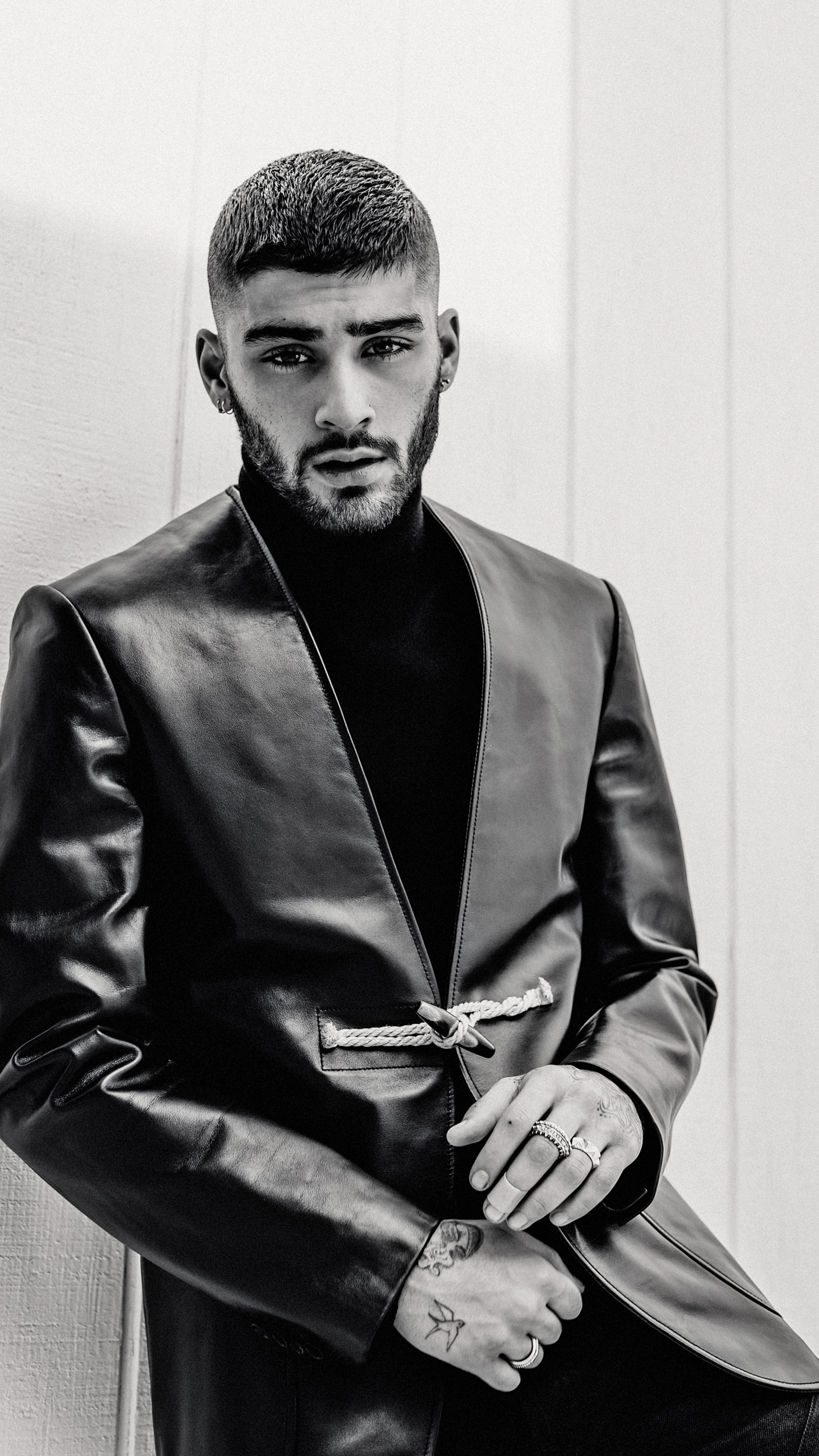 Zayn Malik 2018 Monochrome Wallpapers