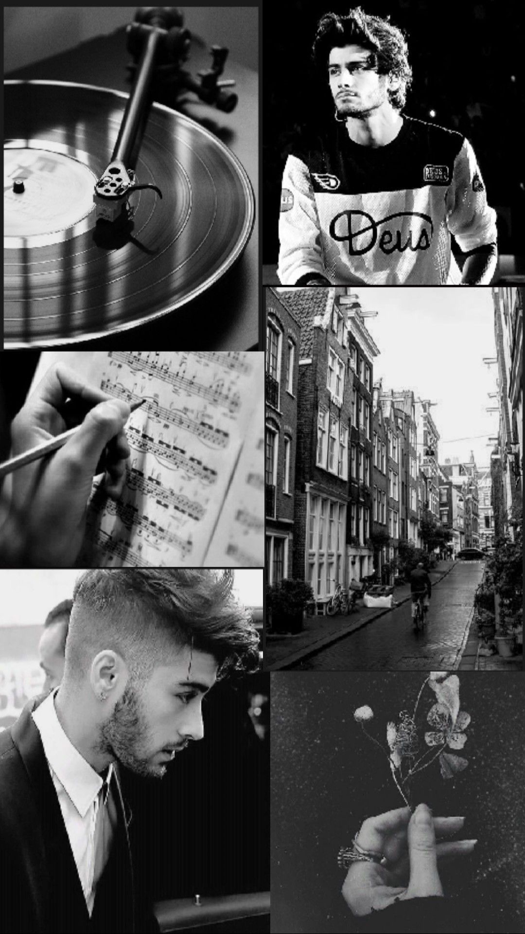 Zayn Malik 2018 Monochrome Wallpapers