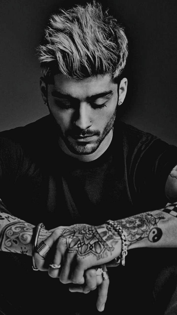 Zayn Malik 2018 Monochrome Wallpapers