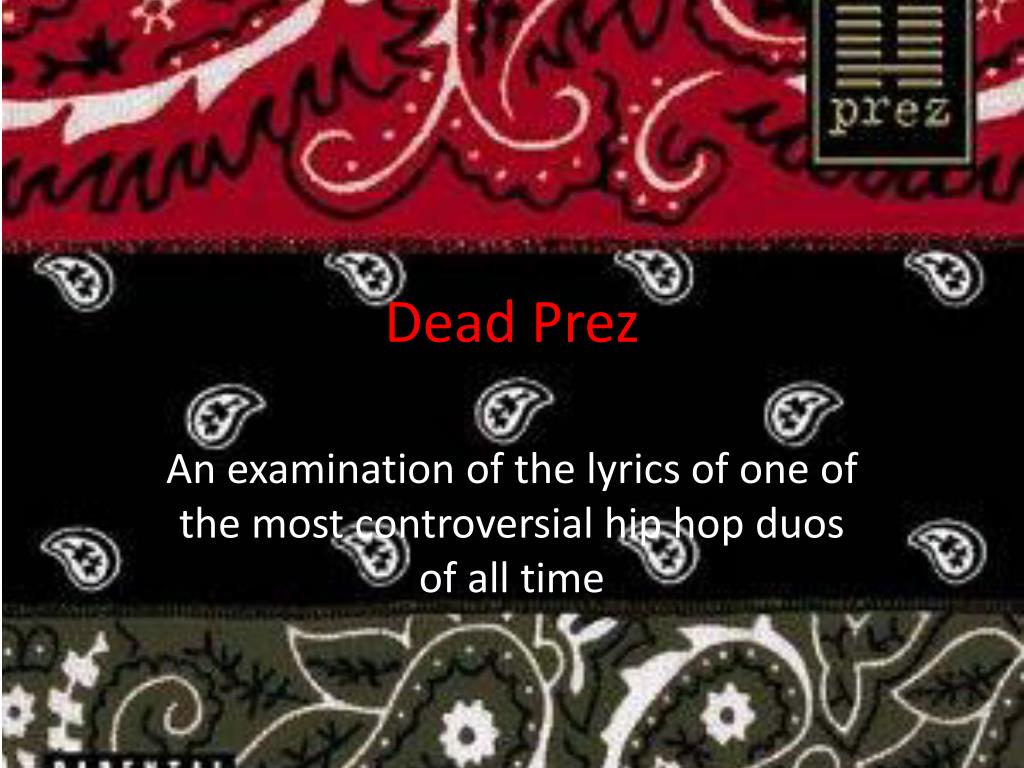 Dead Prez Wallpapers